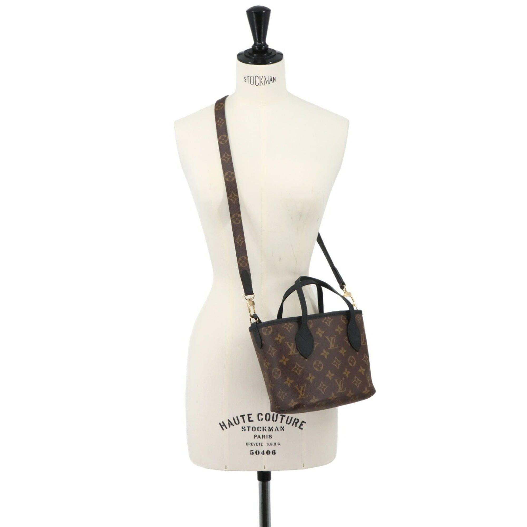 Louis Vuitton Louis Vuitton Neverfull Inside Out BB Monogram 2-way Hand/Shoulder Handbag Noir M28347 RFID Size ONE SIZE - 10 Thumbnail