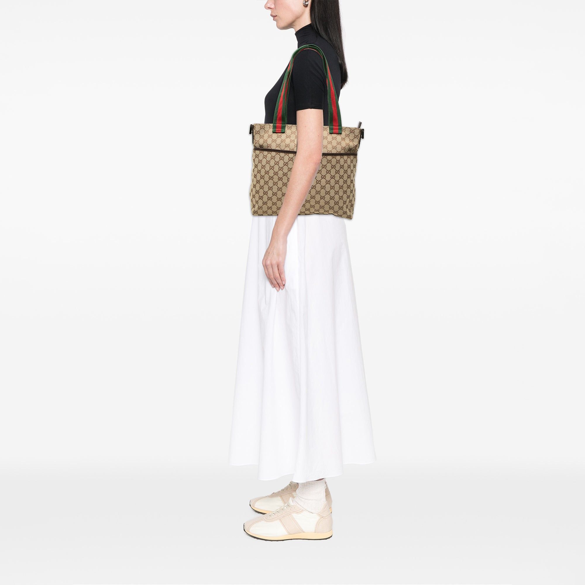 Gucci GG Canvas Web Satchel Size ONE SIZE - 6 Thumbnail