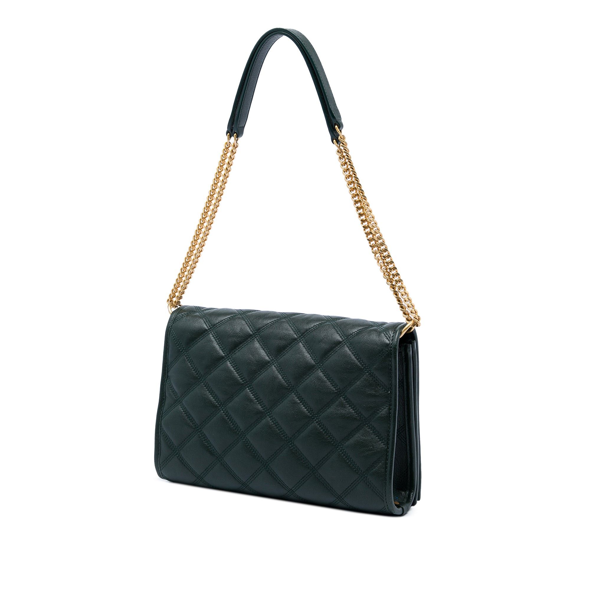 Saint Laurent Paris Quilted Lambskin Becky Chain Shoulder Bag Size ONE SIZE - 2 Thumbnail