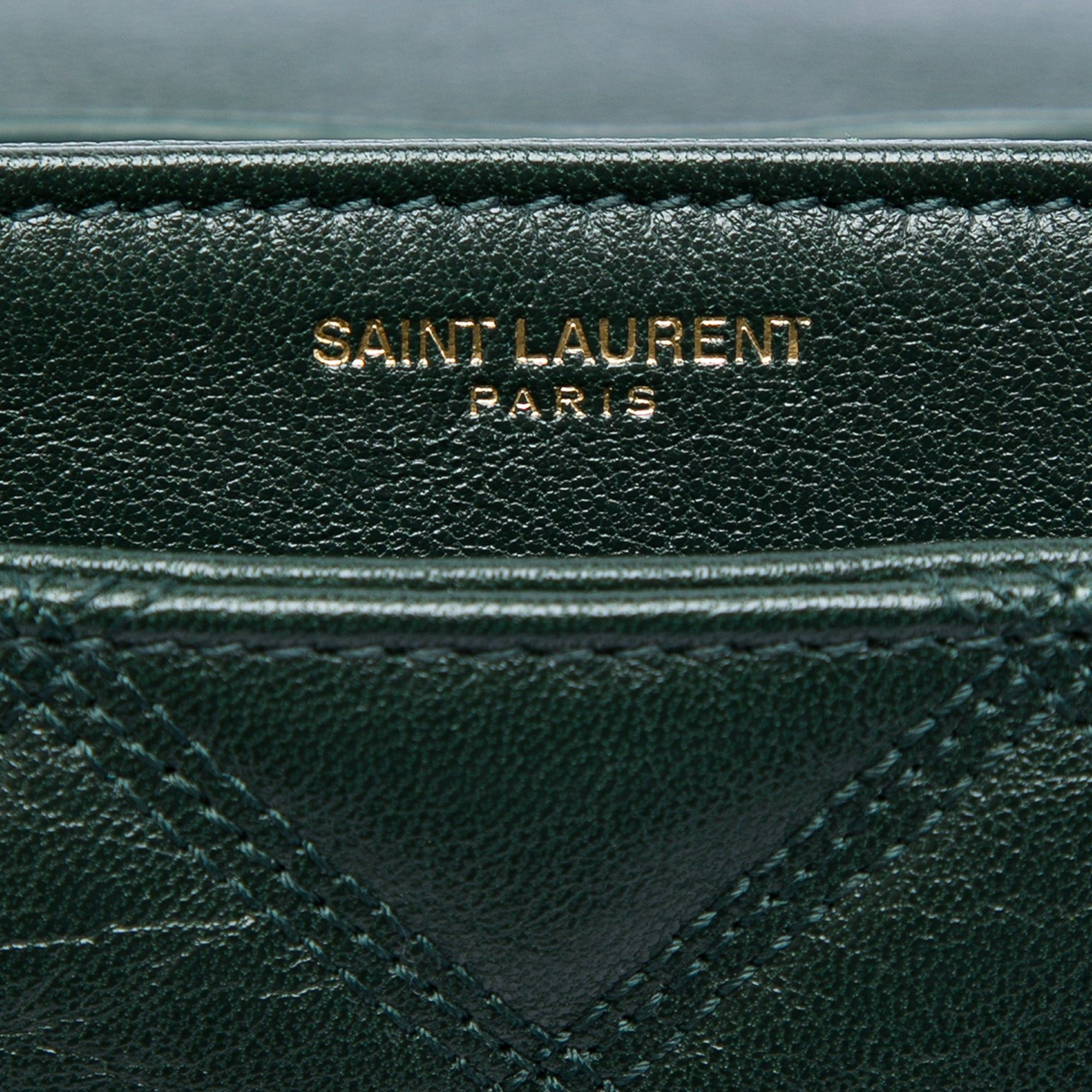Saint Laurent Paris Quilted Lambskin Becky Chain Shoulder Bag Size ONE SIZE - 5 Thumbnail