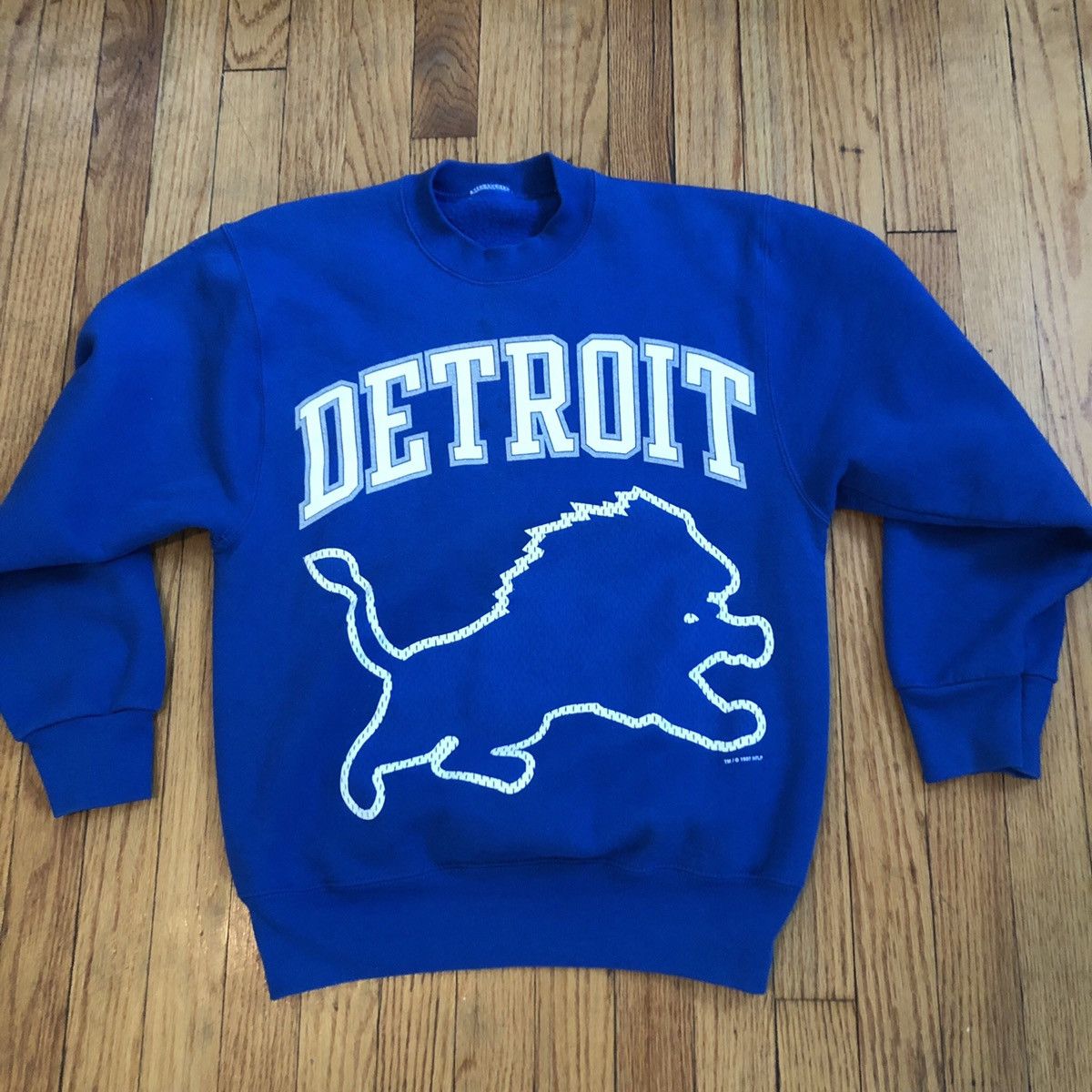 Detroit Lions Logo 7 Crewneck – Vintage Strains