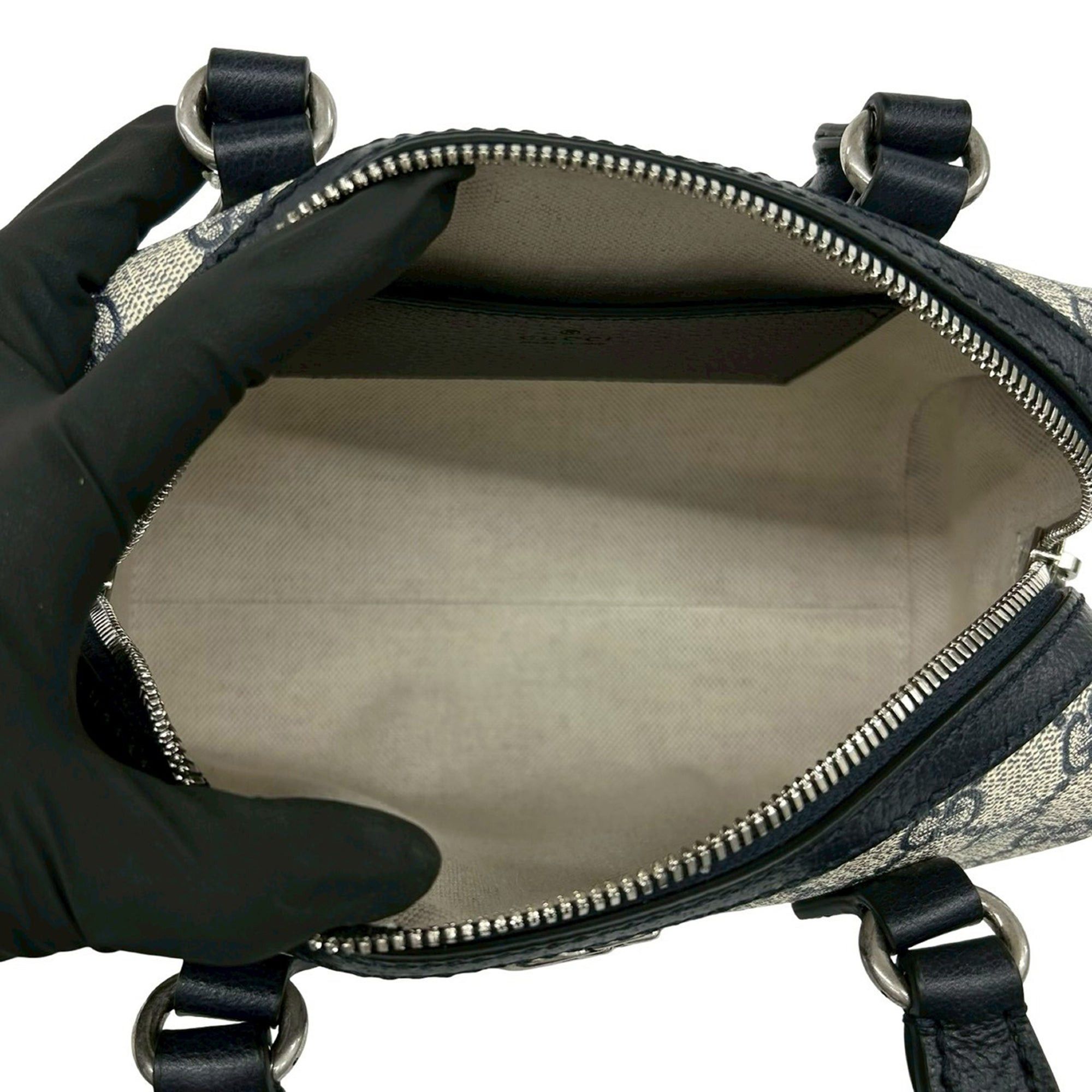Gucci GG Supreme Ophidia Web Satchel Size ONE SIZE - 3 Thumbnail