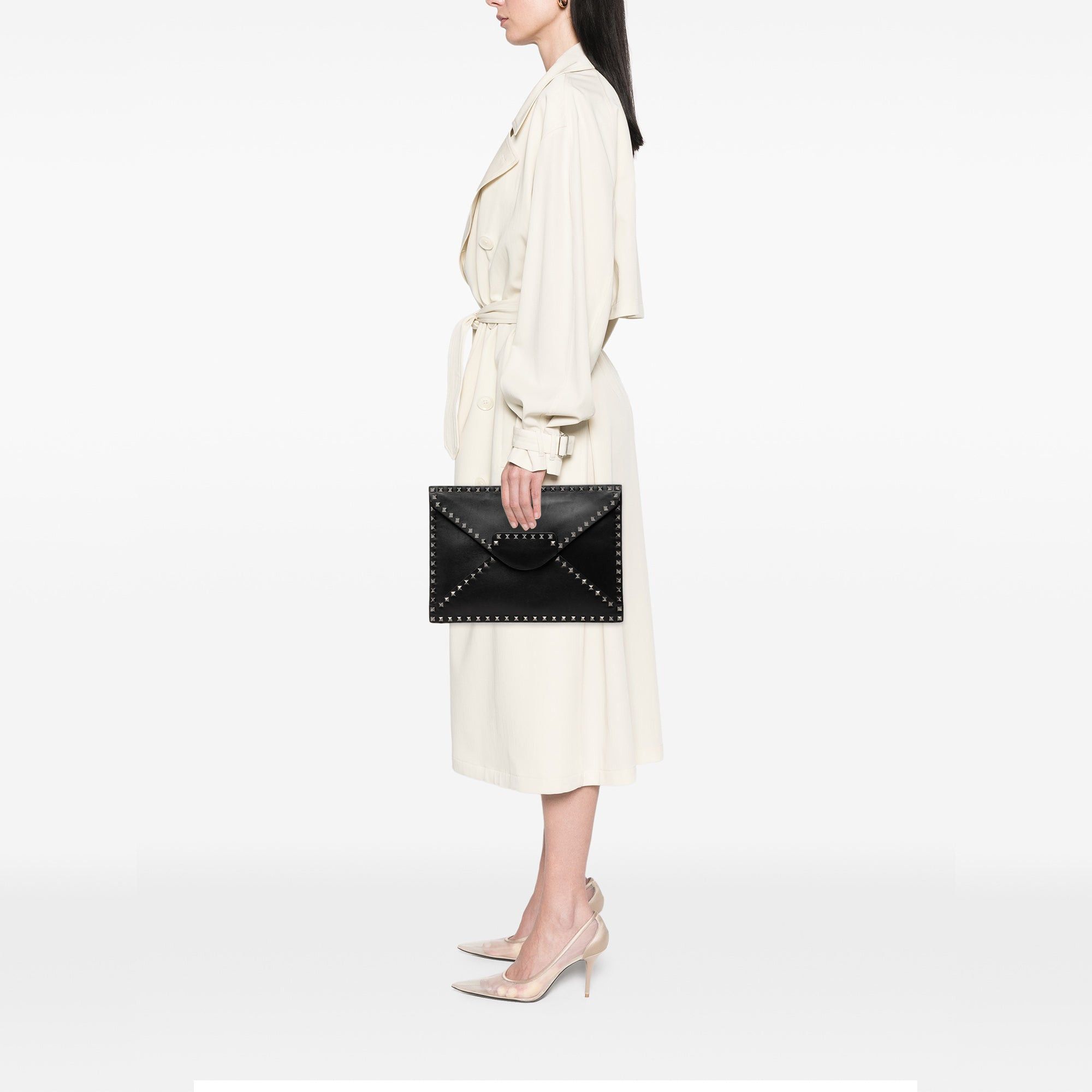 Valentino Rockstud Untitled Envelope Clutch Size ONE SIZE - 7 Thumbnail
