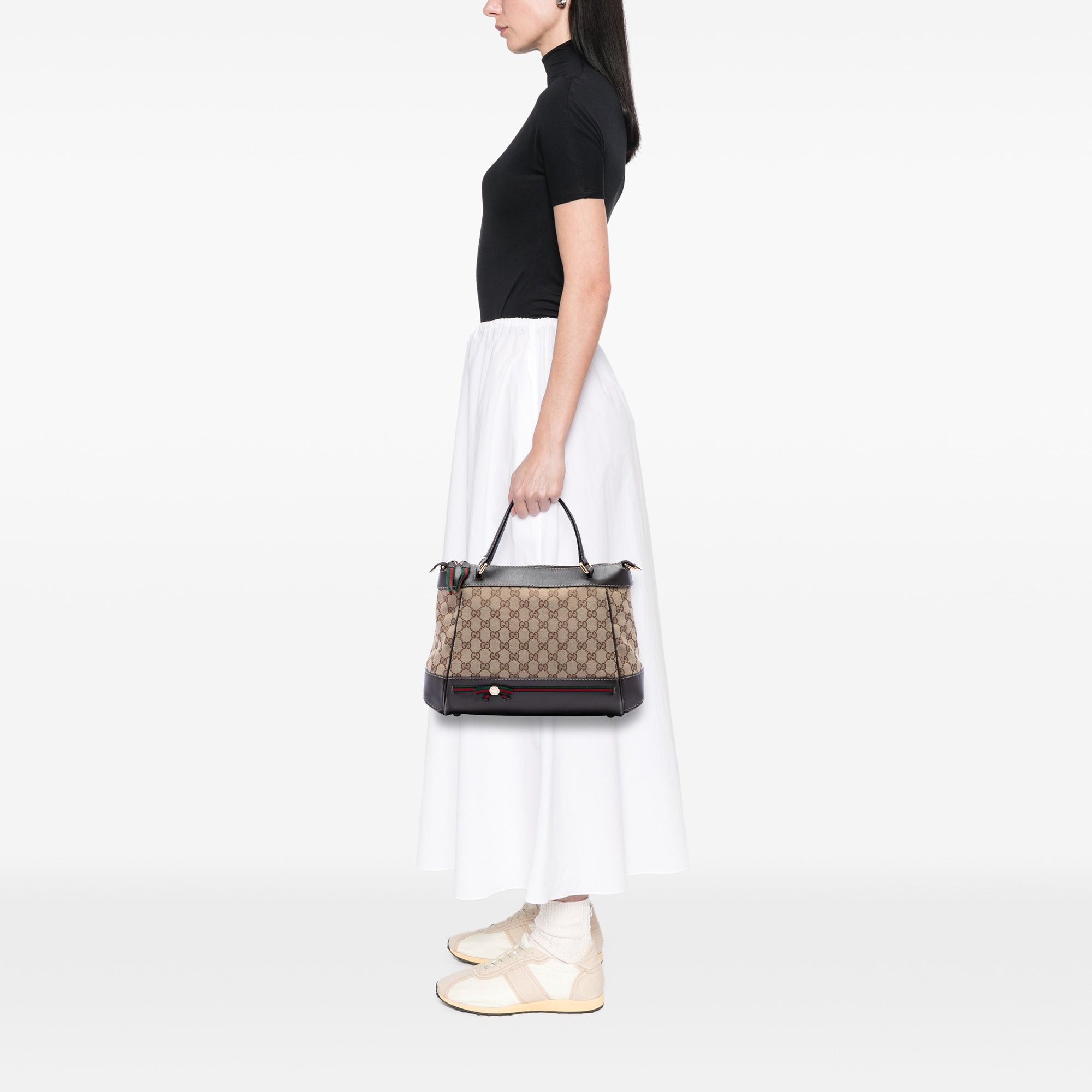 Gucci GG Canvas Web Mayfair Satchel Size ONE SIZE - 7 Thumbnail