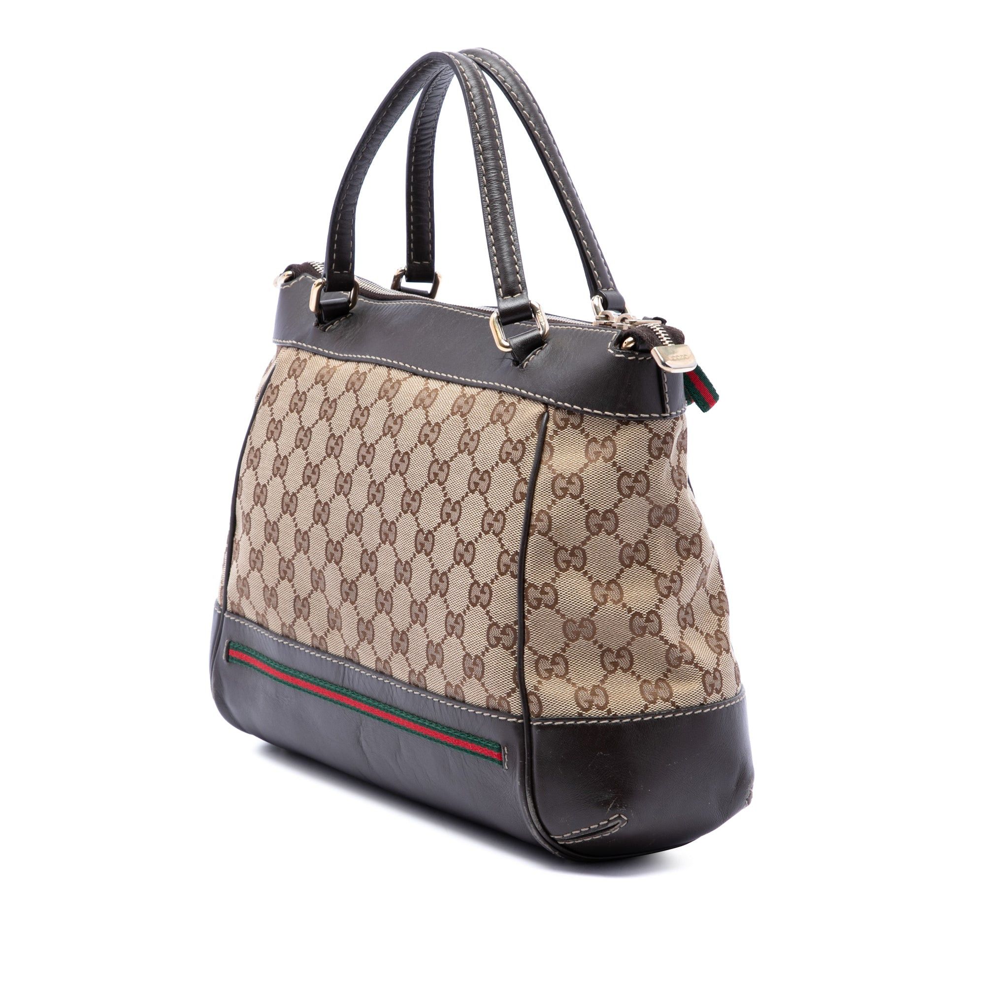 Gucci GG Canvas Web Mayfair Satchel Size ONE SIZE - 2 Thumbnail