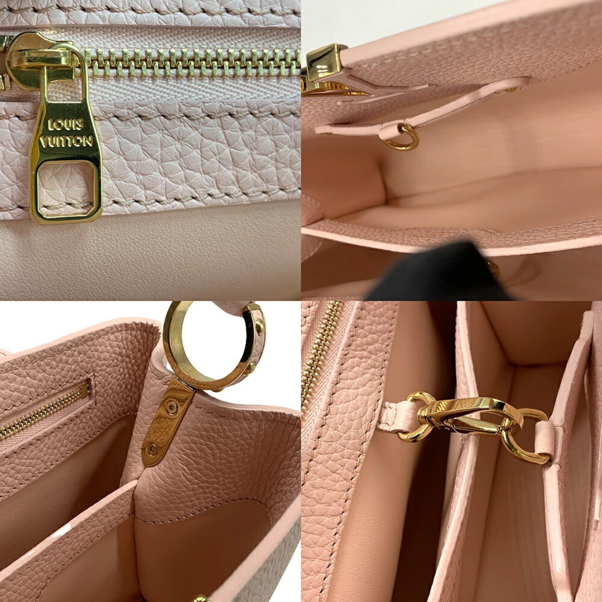 Louis Vuitton Louis Vuitton Capucines BB Giant Monogram Flower Pink x White M59532 LOUIS VUITTON Size ONE SIZE - 8 Thumbnail