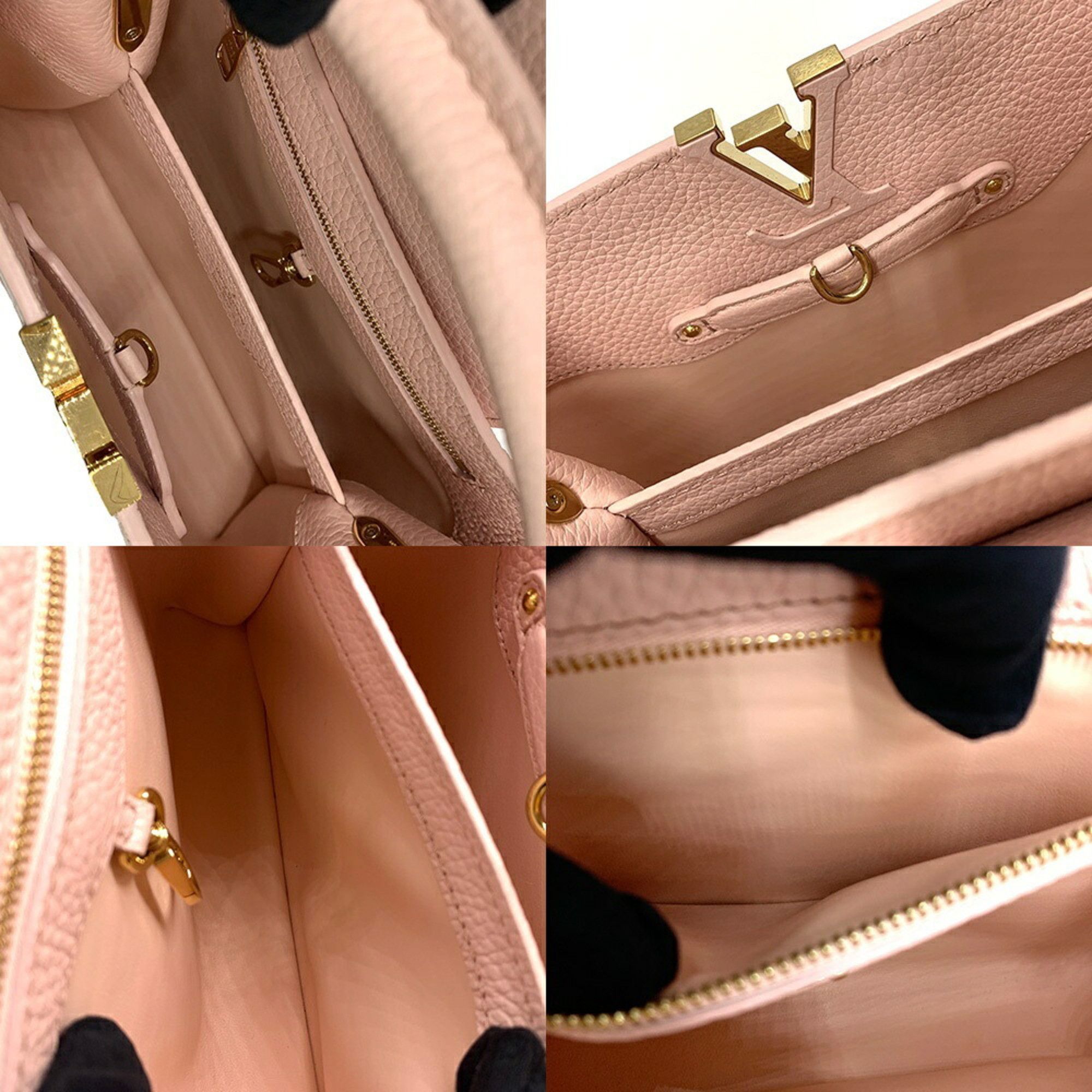 Louis Vuitton Louis Vuitton Capucines BB Giant Monogram Flower Pink x White M59532 LOUIS VUITTON Size ONE SIZE - 7 Thumbnail
