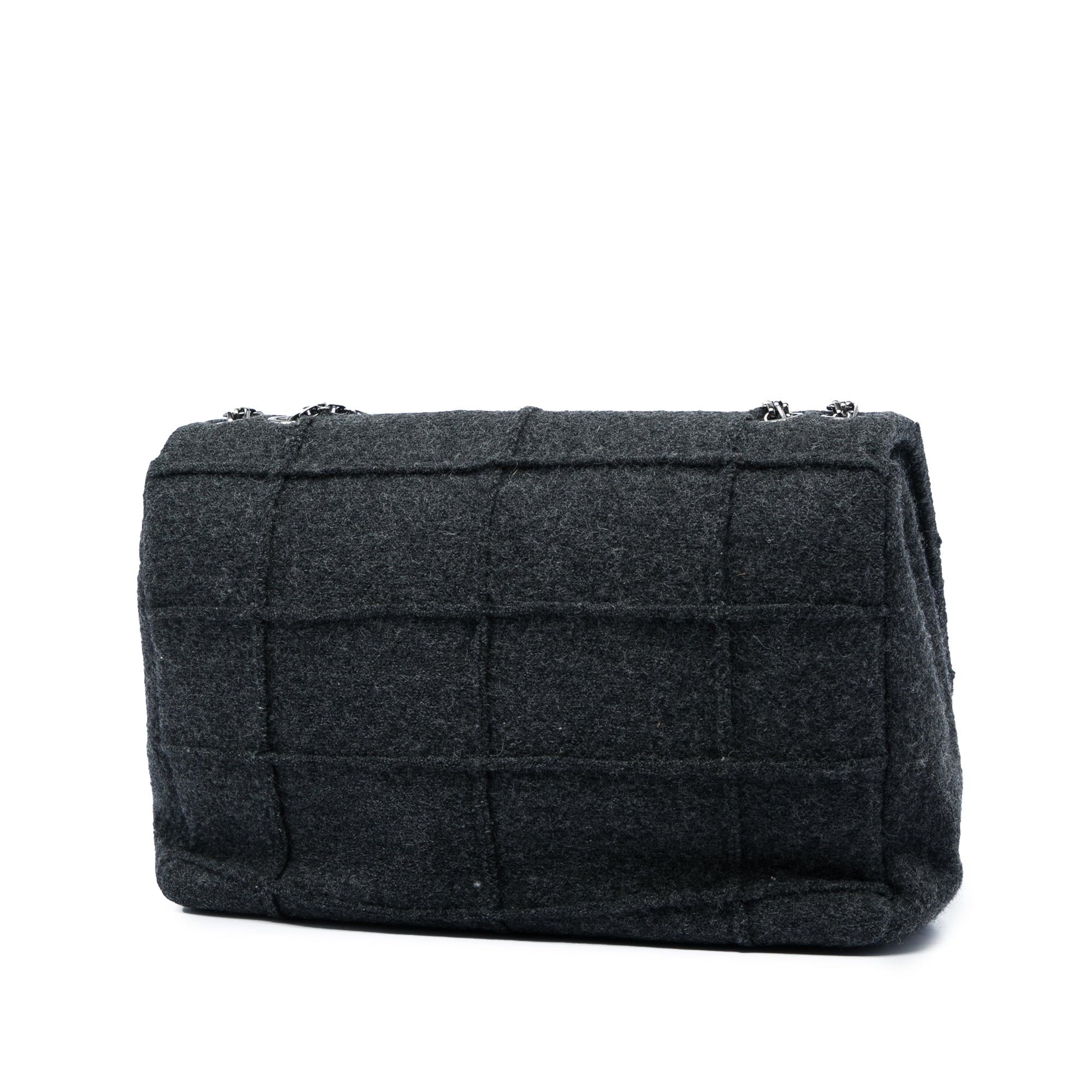 Chanel Identification Jumbo Chocolate Bar Wool Felt Reissue 2.55 Flap Size ONE SIZE - 2 Thumbnail