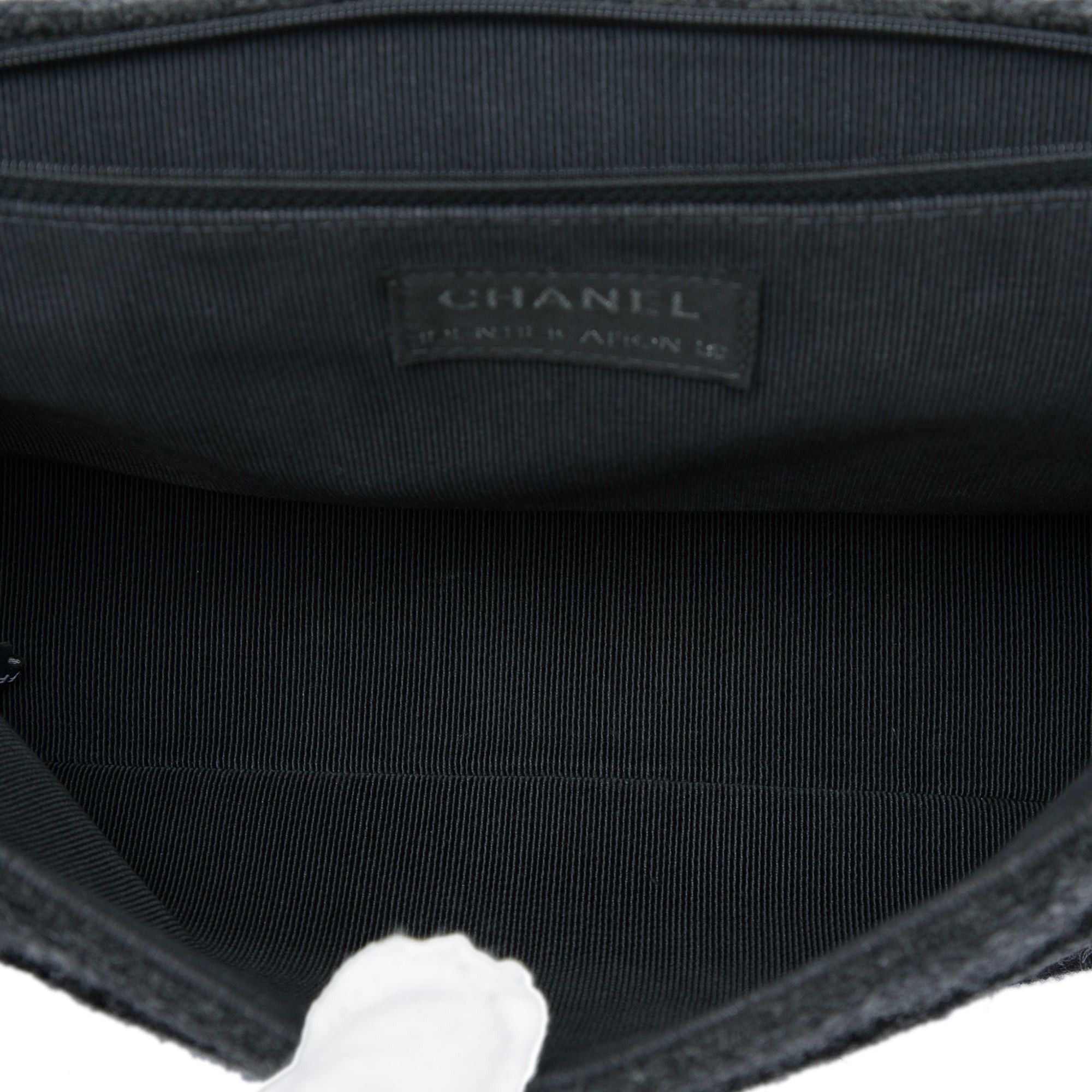Chanel Identification Jumbo Chocolate Bar Wool Felt Reissue 2.55 Flap Size ONE SIZE - 4 Thumbnail