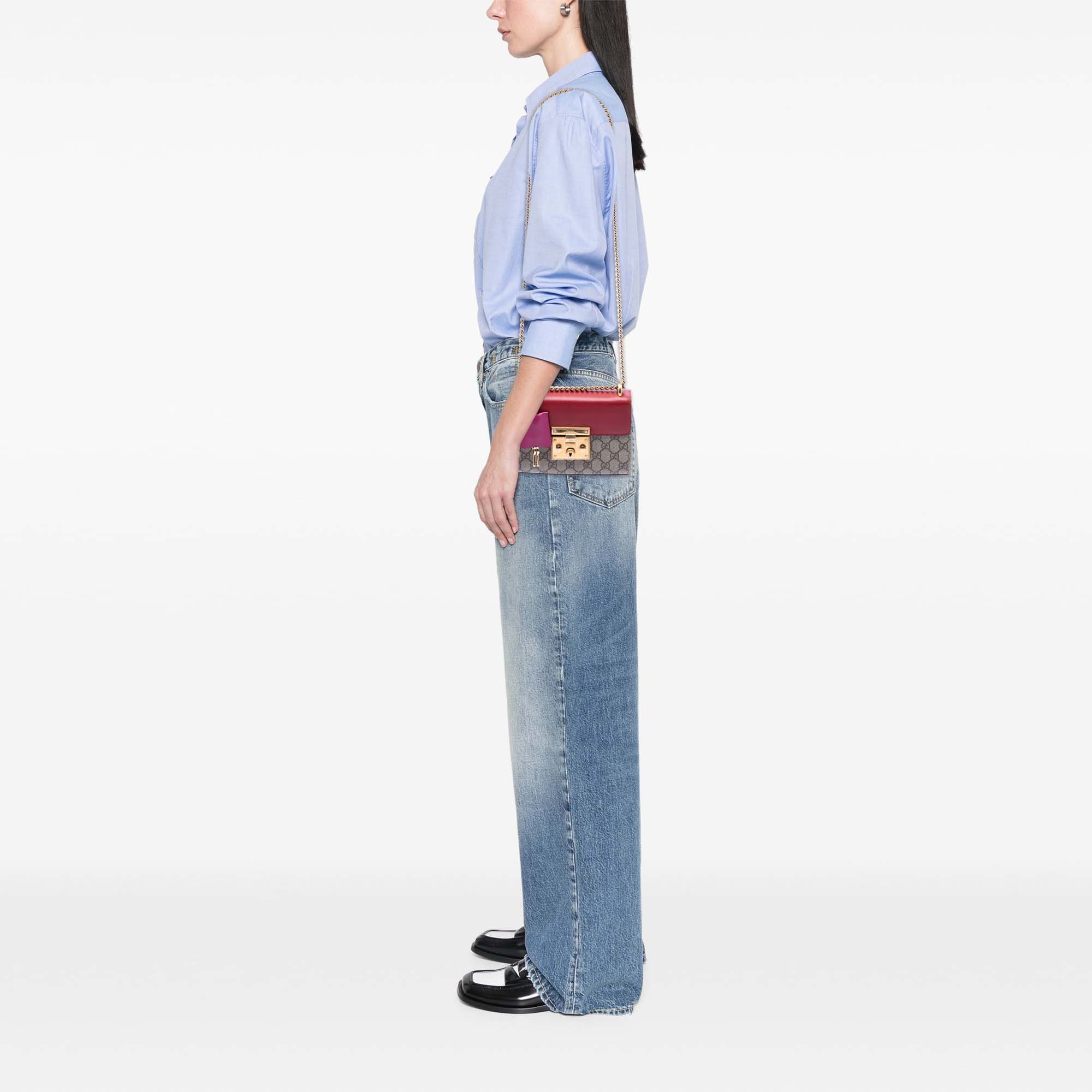 Gucci GG Supreme Padlock Crossbody Size ONE SIZE - 6 Thumbnail
