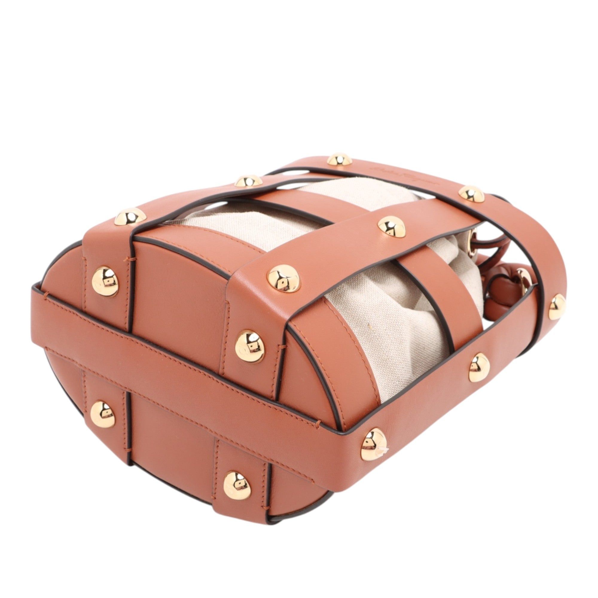 Salvatore Ferragamo and Canvas Bucket Bag Size ONE SIZE - 4 Thumbnail