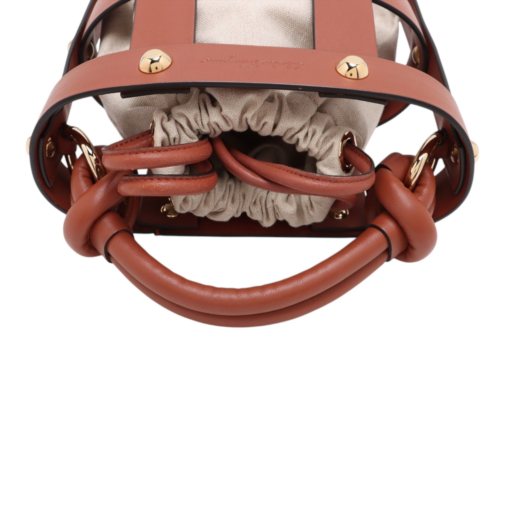 Salvatore Ferragamo and Canvas Bucket Bag Size ONE SIZE - 9 Thumbnail
