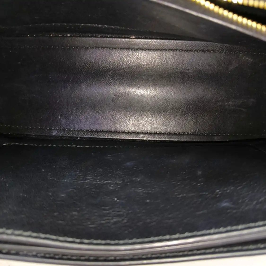 Balenciaga BALENCIAGA Crush Small black cowhide leather shoulder bag gold hardware Size ONE SIZE - 7 Thumbnail