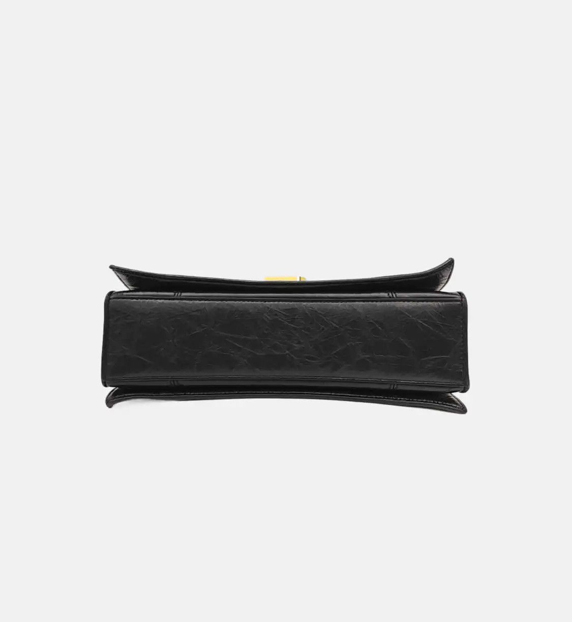 Balenciaga BALENCIAGA Crush Small black cowhide leather shoulder bag gold hardware Size ONE SIZE - 6 Thumbnail