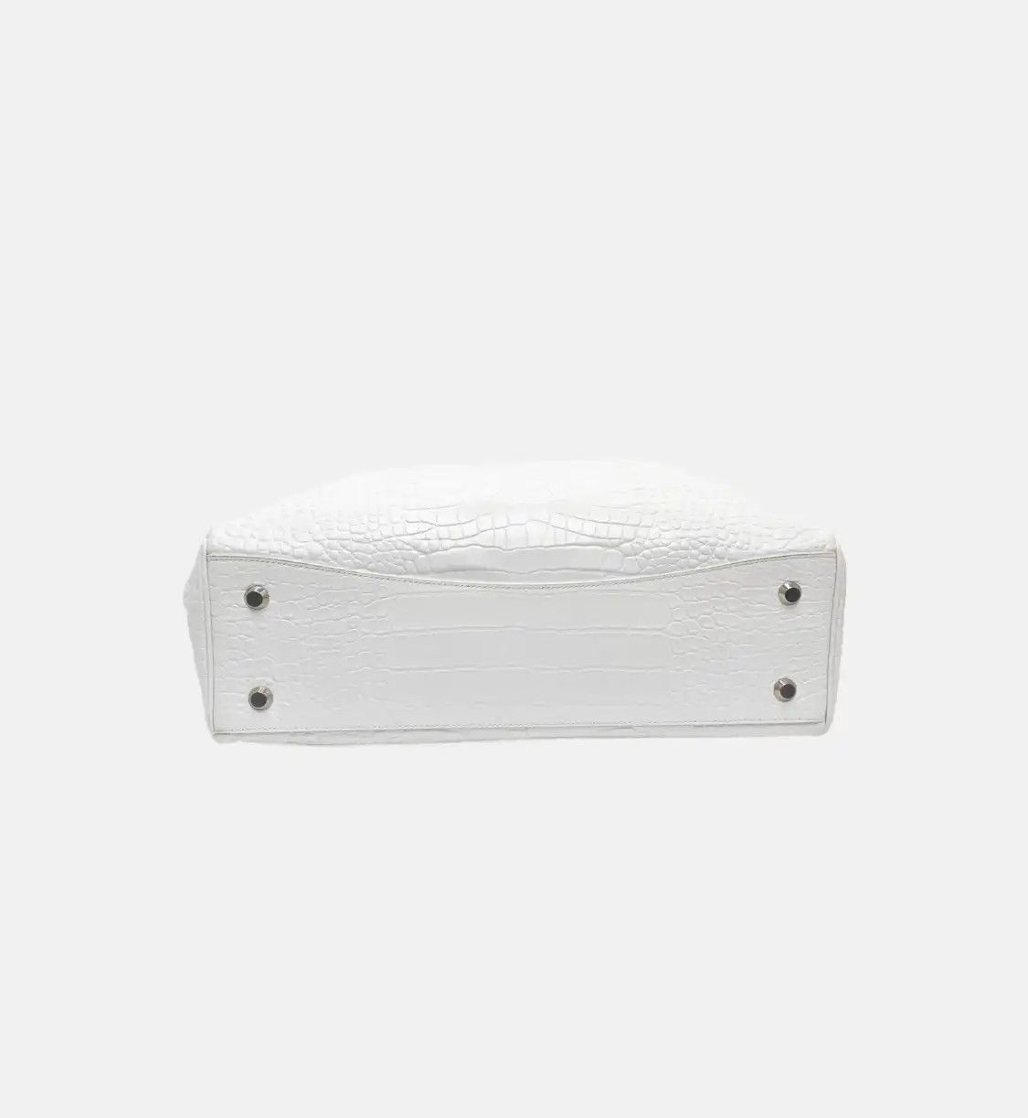 Balenciaga BALENCIAGA Rodeo Large white cowhide leather crocodile shoulder bag crossbody ba Size ONE SIZE - 6 Thumbnail