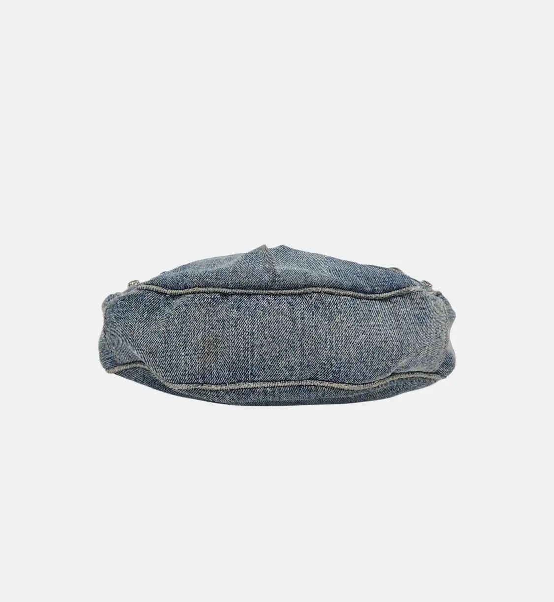 Balenciaga BALENCIAGA Le Cagole blue denim stud fringe Motorcycle shoulder bag distressed s Size ONE SIZE - 6 Thumbnail