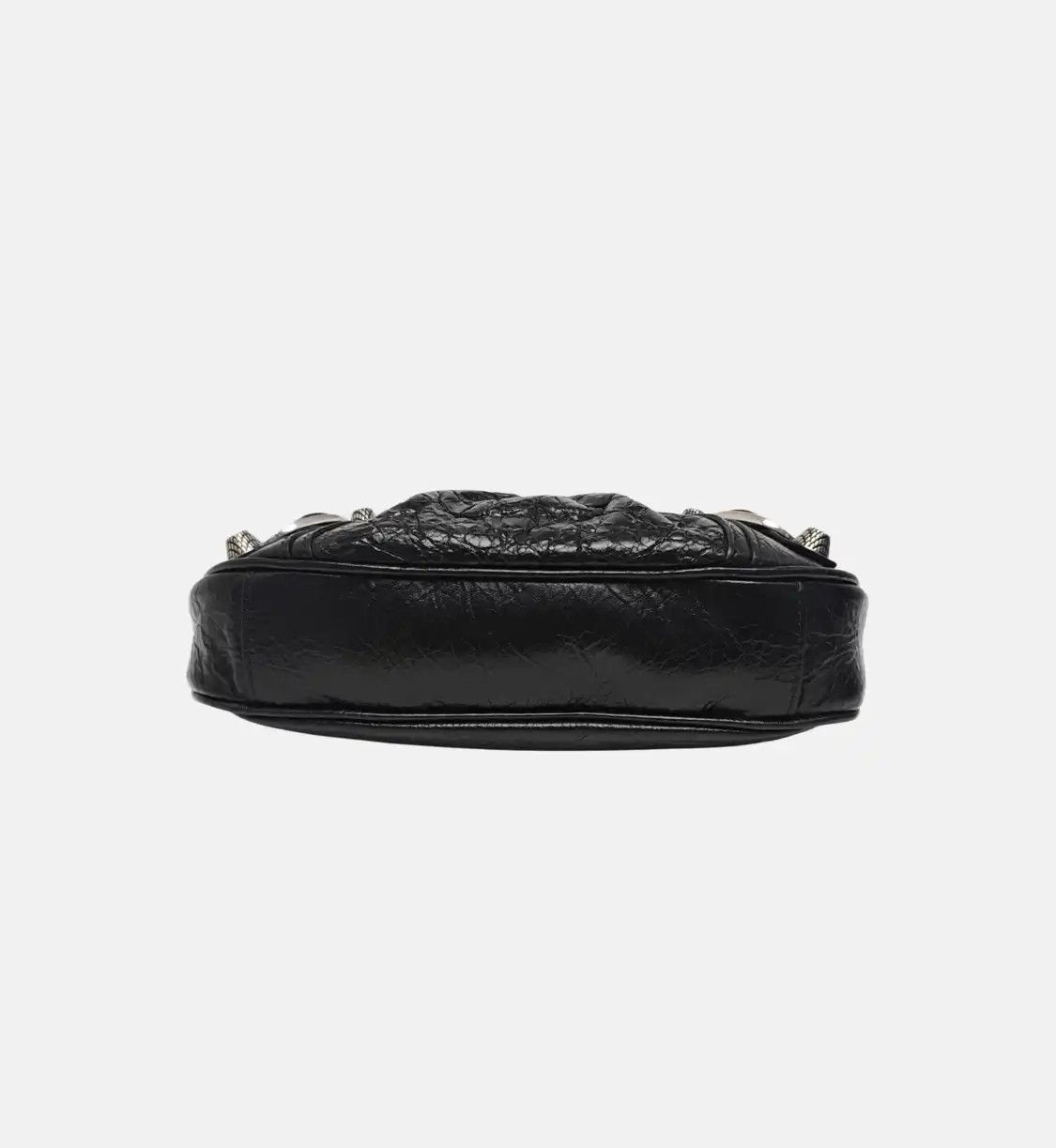 Balenciaga BALENCIAGA Le Cagole mini black sheepskin stud shoulder bag handbag crossbody ba Size ONE SIZE - 6 Thumbnail
