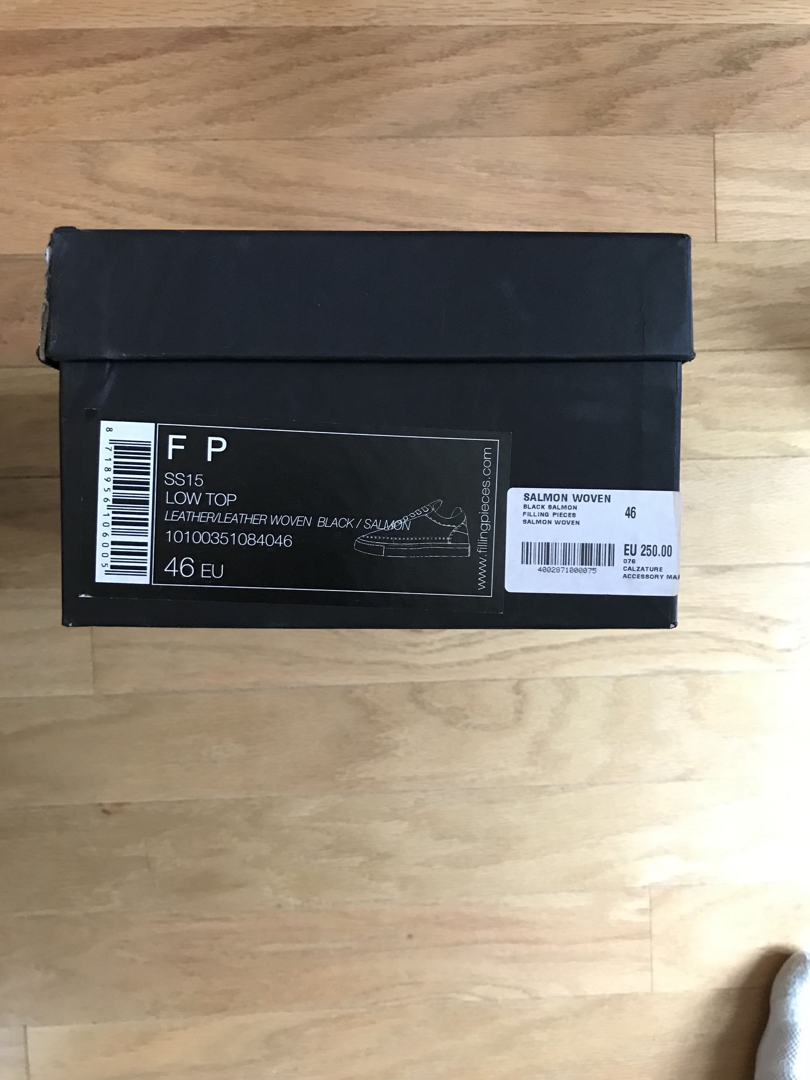 Filling Pieces Black Salmon Woven Size US 13 / EU 46 - 3 Thumbnail