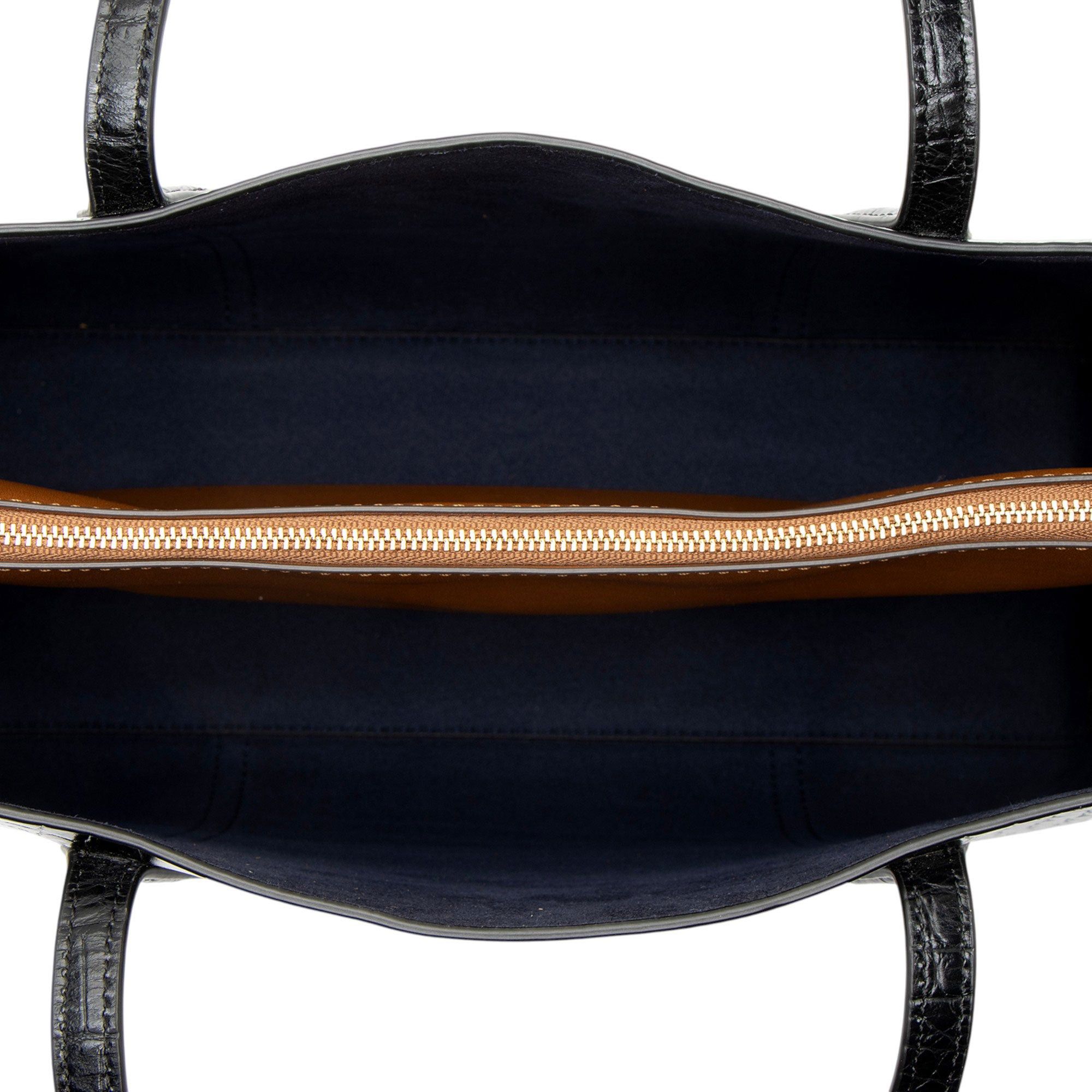Tory Burch Tory Burch Croc Embossed Leather Perry Triple Compartment To Size ONE SIZE - 6 Thumbnail