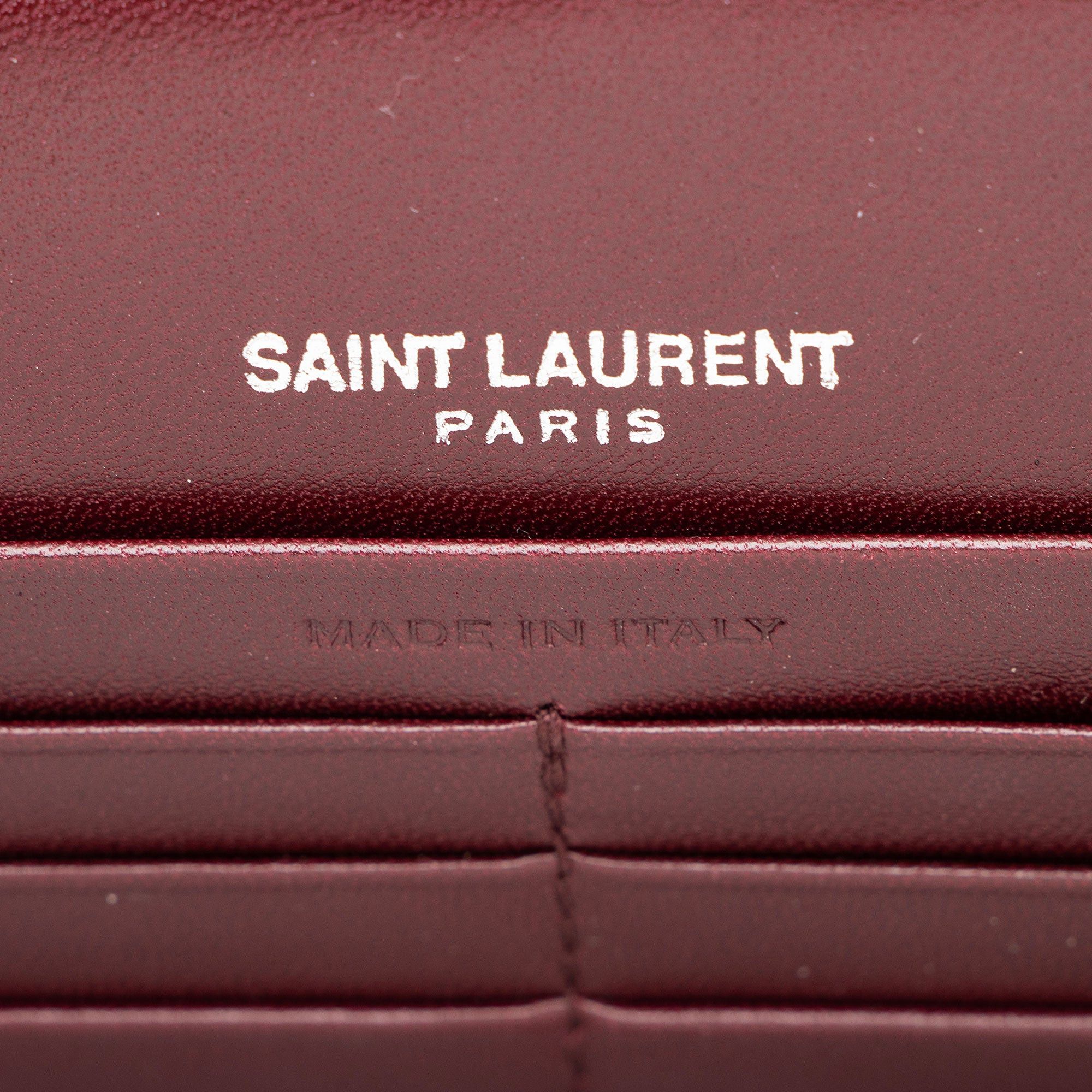 Saint Laurent Paris Saint Laurent Velvet Crystal Monogram Kate Tassel Chain Wall Size ONE SIZE - 8 Thumbnail