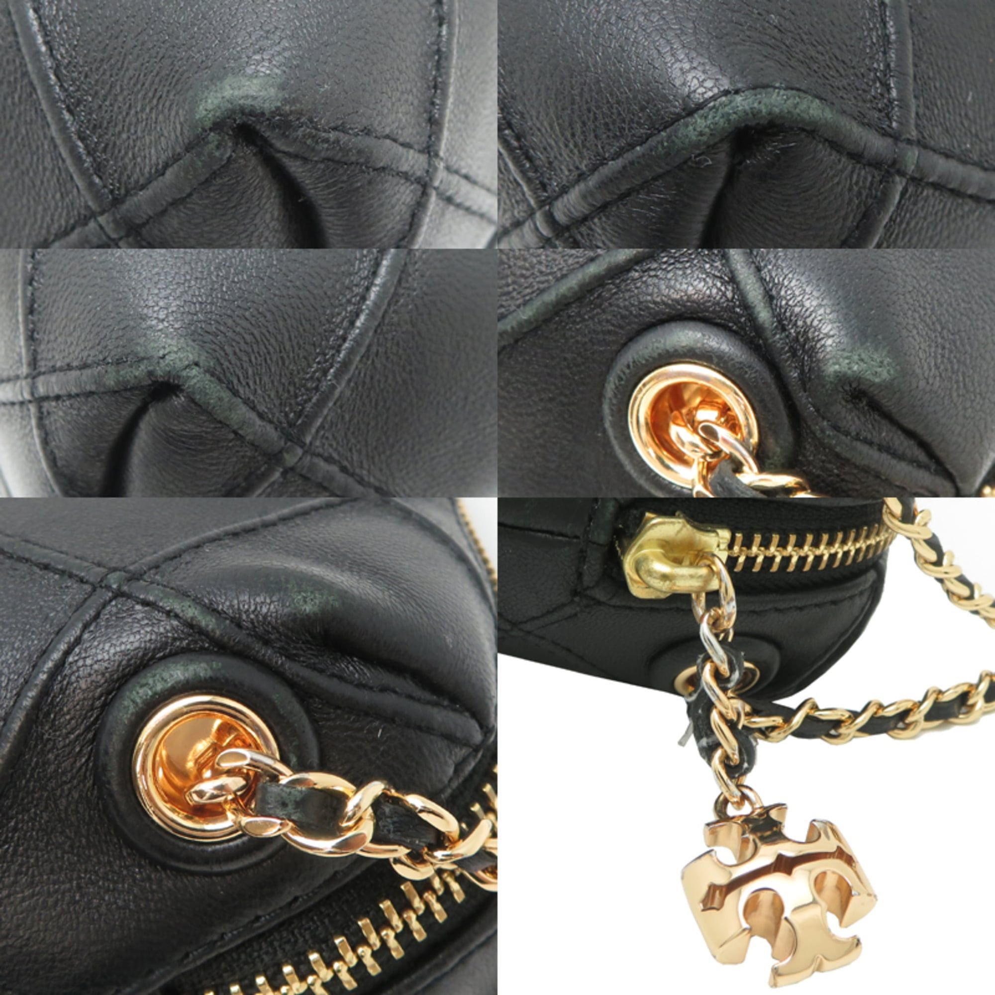 Tory Burch Tory Burch Fleming Crossbody Bag, Women's Shoulder Leather, Black Size ONE SIZE - 10 Thumbnail