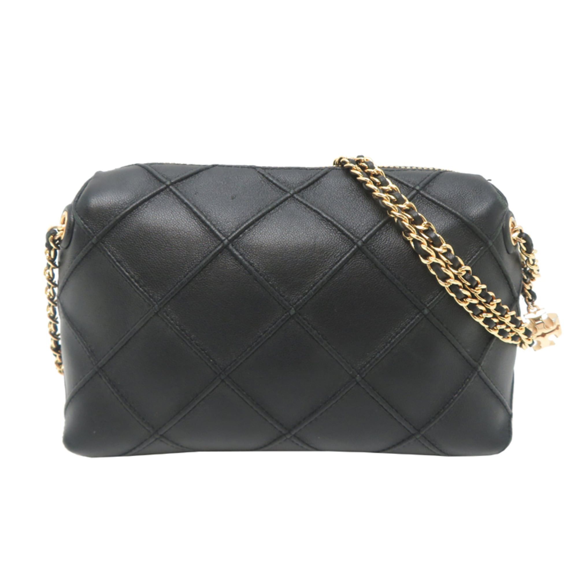 Tory Burch Tory Burch Fleming Crossbody Bag, Women's Shoulder Leather, Black Size ONE SIZE - 2 Thumbnail