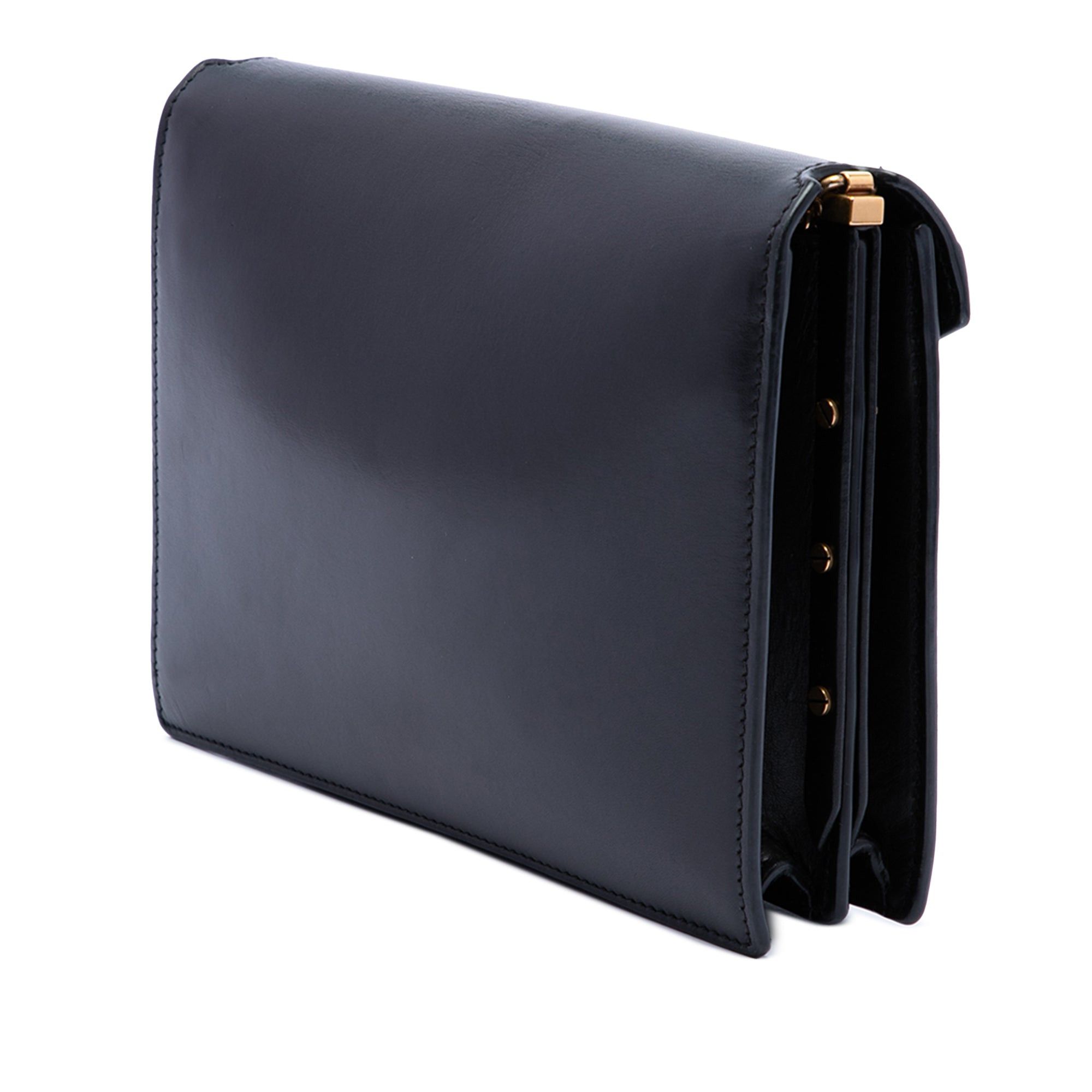 Saint Laurent Paris Smooth Calfskin Monogram Cassandra Clasp Bag Size ONE SIZE - 2 Thumbnail