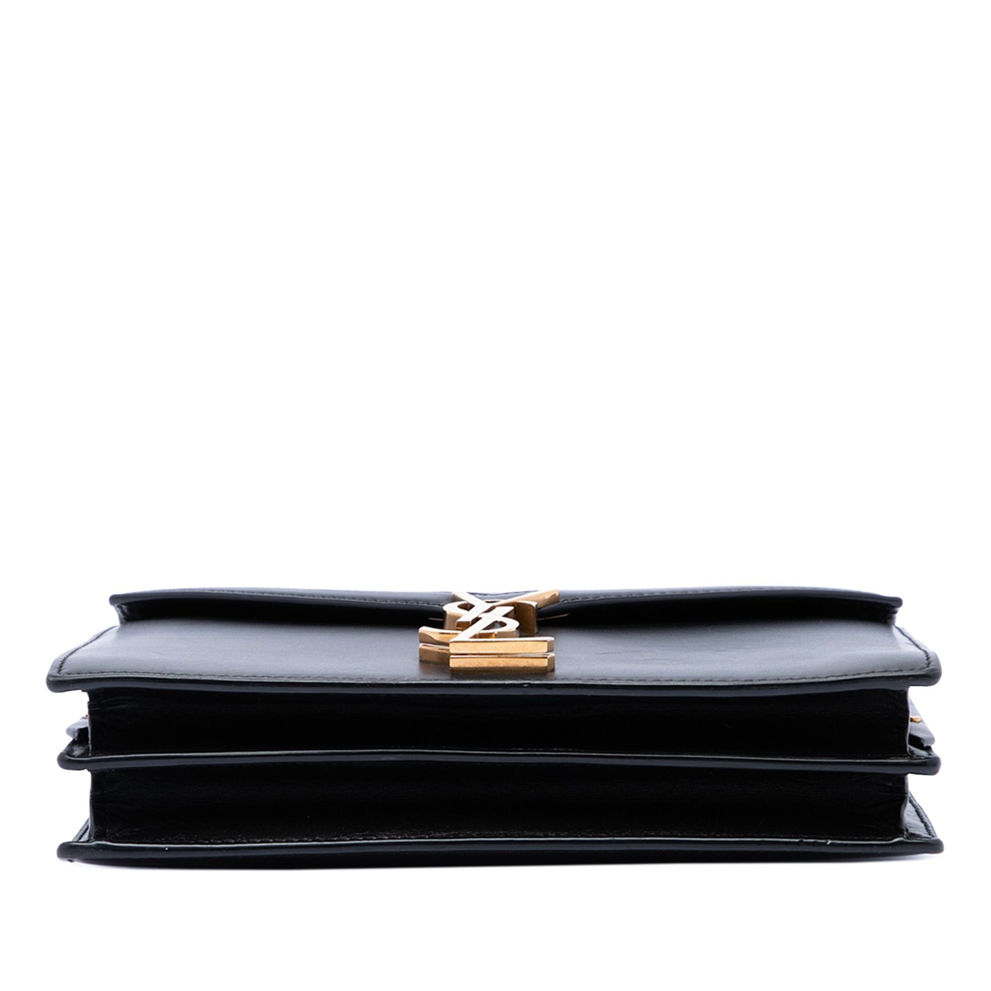 Saint Laurent Paris Smooth Calfskin Monogram Cassandra Clasp Bag Size ONE SIZE - 3 Thumbnail