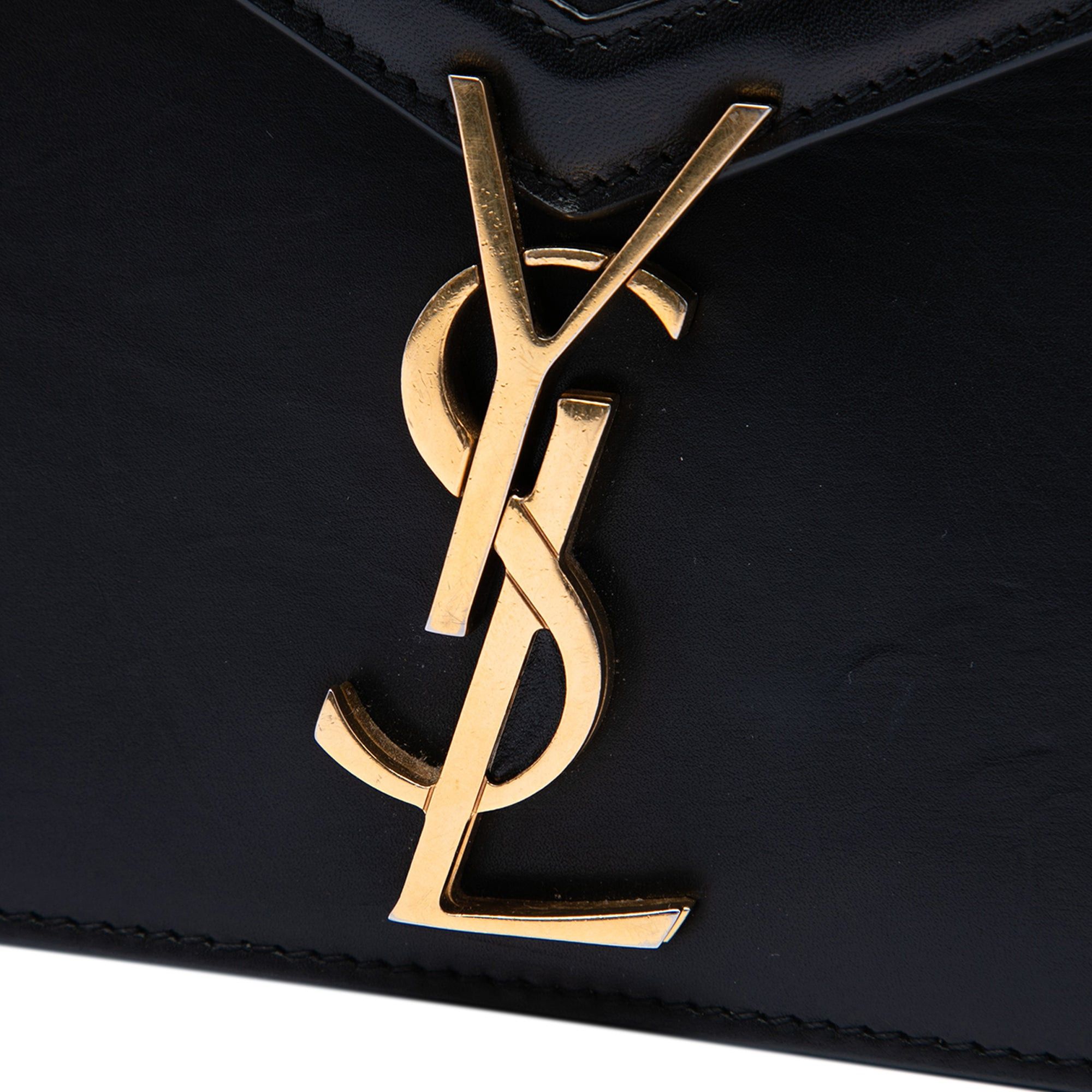 Saint Laurent Paris Smooth Calfskin Monogram Cassandra Clasp Bag Size ONE SIZE - 5 Thumbnail