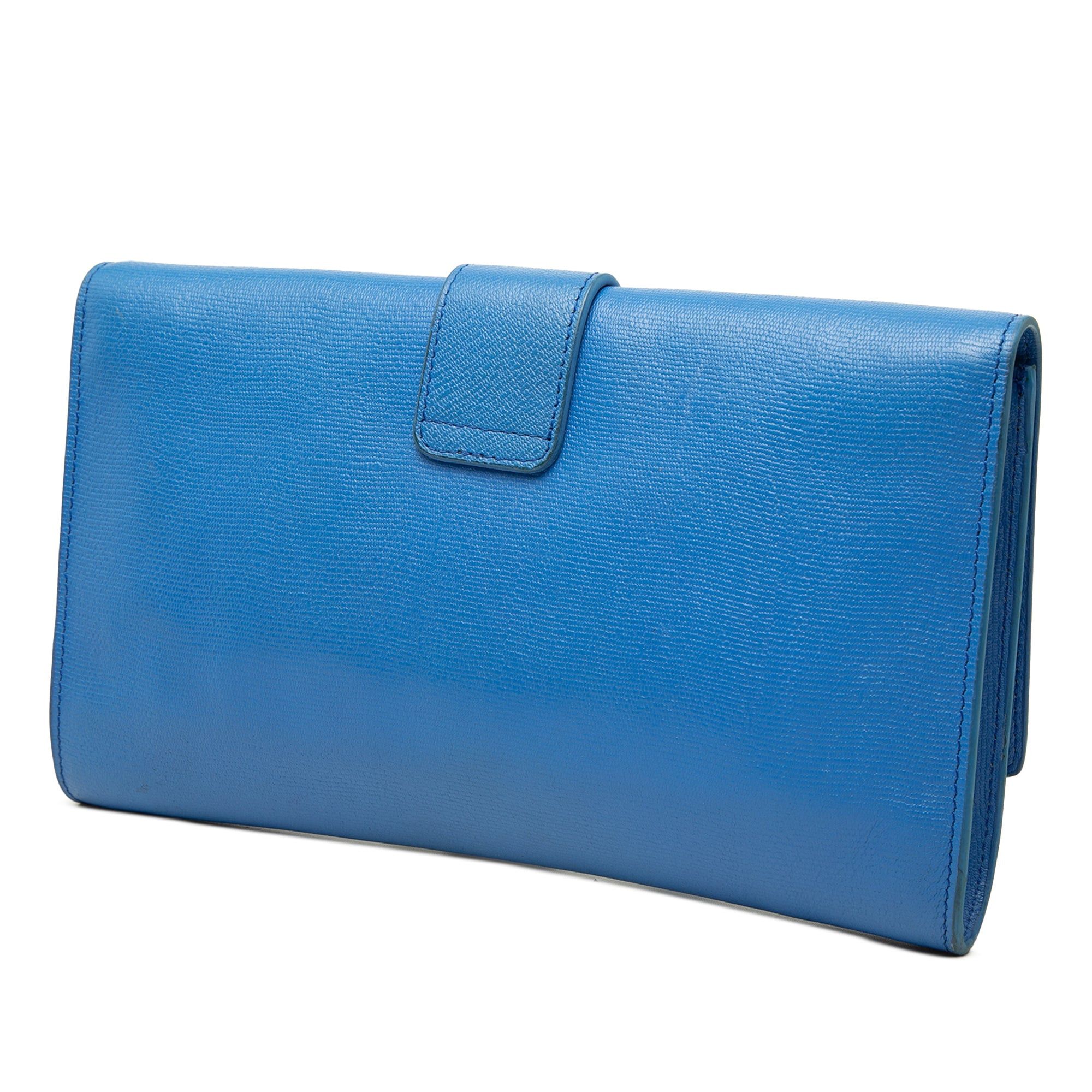 Saint Laurent Paris Textured Leather Chyc Ligne Clutch Size ONE SIZE - 2 Thumbnail