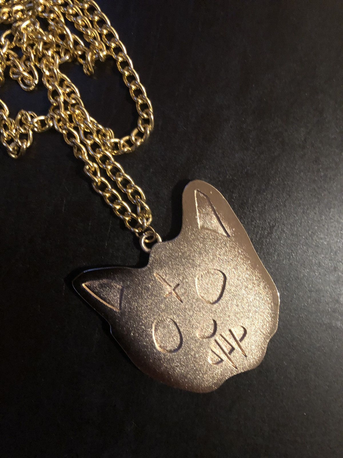 Golf Wang × Tyler The Creator Golf Wang Gold Kill Cat Chain | Grailed