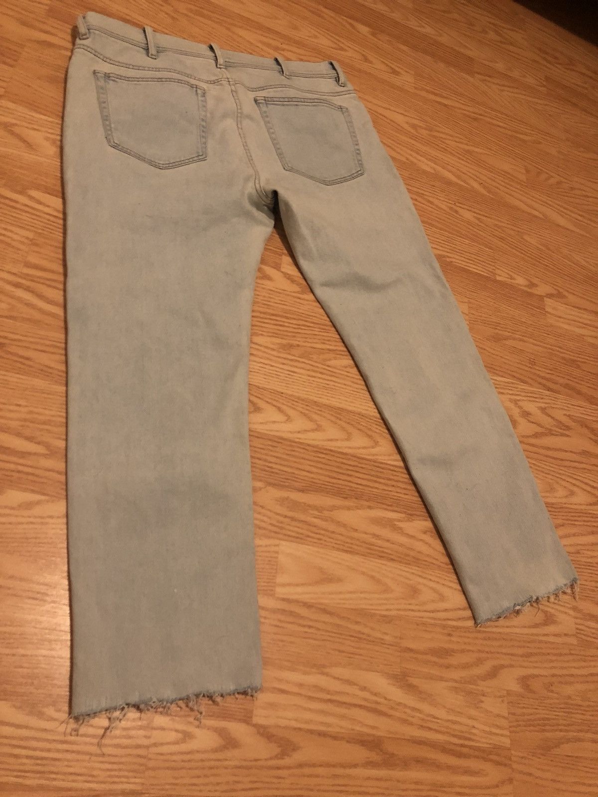 Acne Studios Acne Studio Bla Konst Slim Fit Raw Edge Hem Blue Jean 34 Size US 34 / EU 50 - 6 Thumbnail