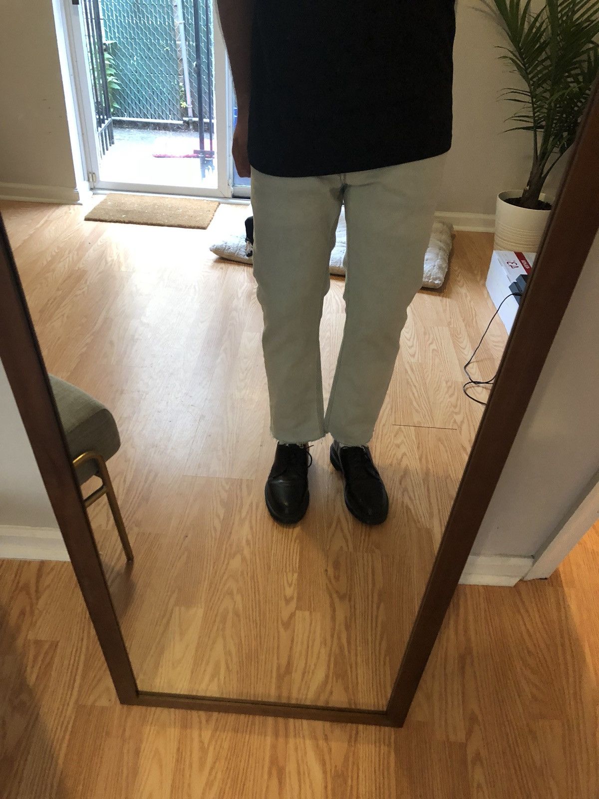 Acne Studios Acne Studio Bla Konst Slim Fit Raw Edge Hem Blue Jean 34 Size US 34 / EU 50 - 9 Thumbnail