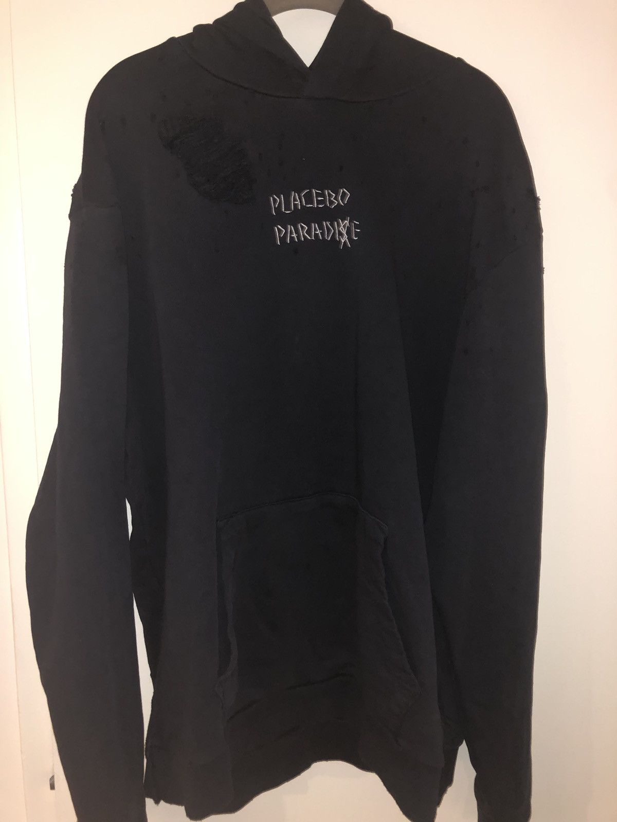 Ksubi Ksubi x Placebo Paradise Distressed Hoodie Size US XXL / EU 58 / 5 - 6 Thumbnail