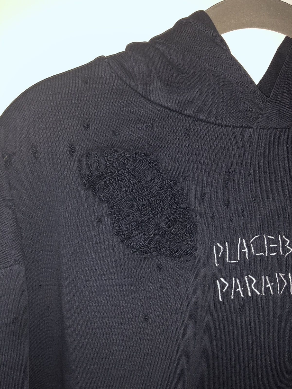 Ksubi Ksubi x Placebo Paradise Distressed Hoodie Size US XXL / EU 58 / 5 - 7 Thumbnail