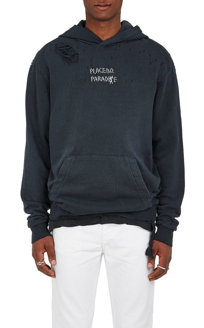 Ksubi Ksubi x Placebo Paradise Distressed Hoodie Size US XXL / EU 58 / 5 - 1 Thumbnail