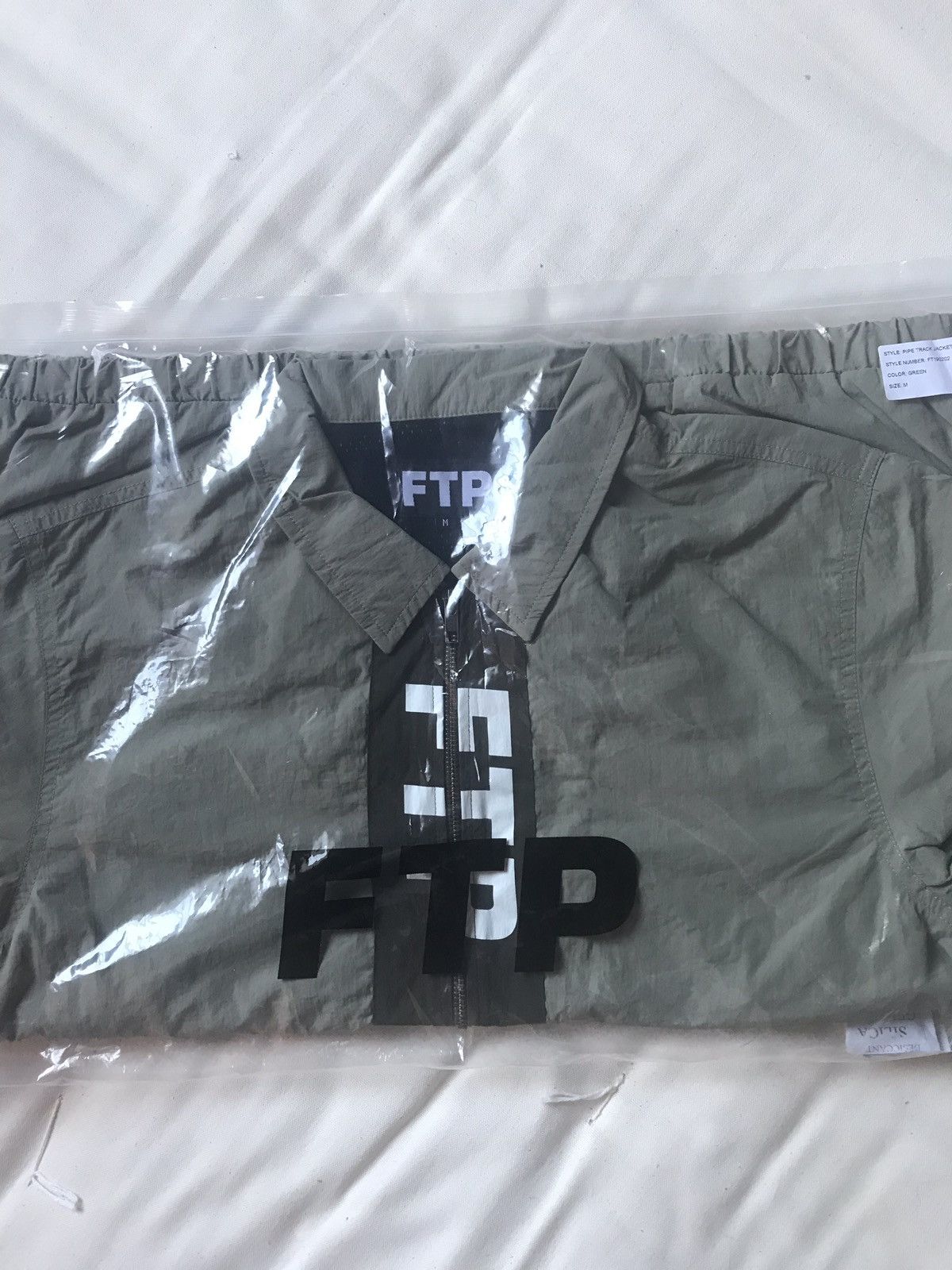 FTP Pipe Track Jacket Green