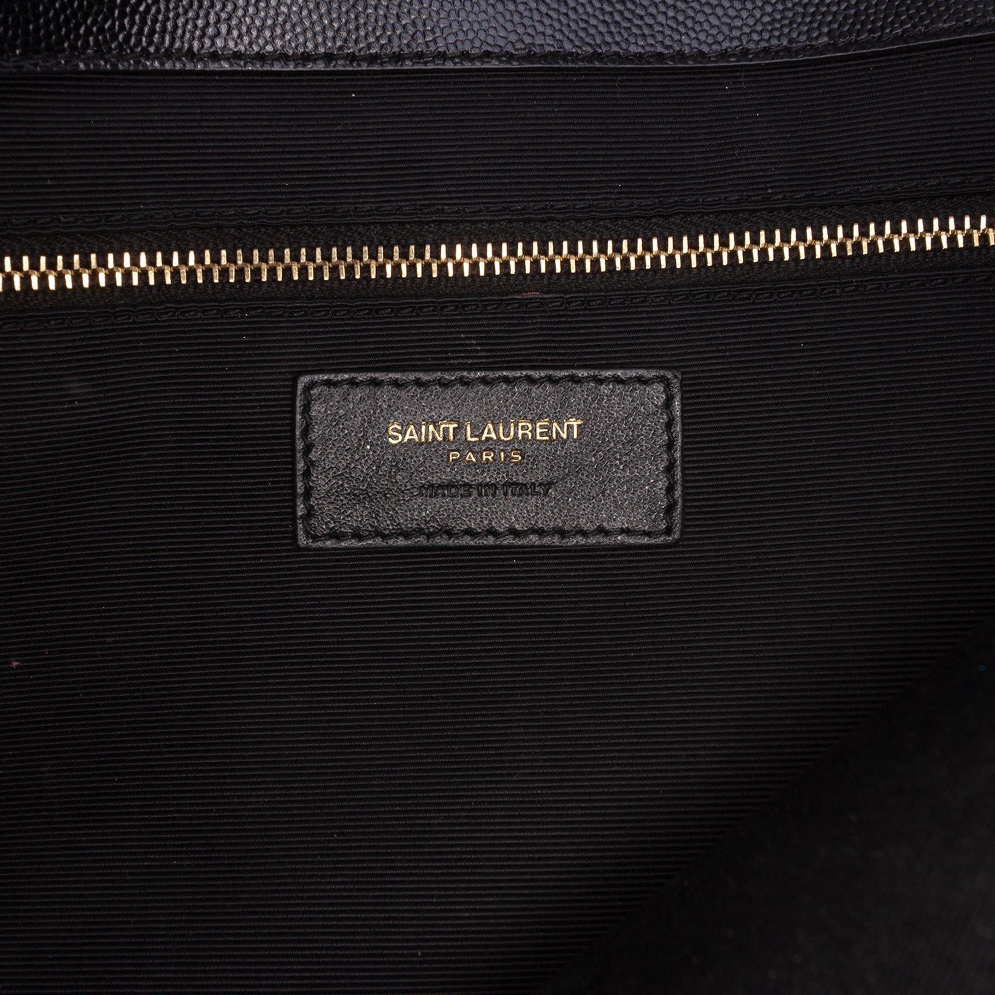 Saint Laurent Paris Grain De Poudre Triquilt Monogram Envelope Bag Size ONE SIZE - 5 Thumbnail