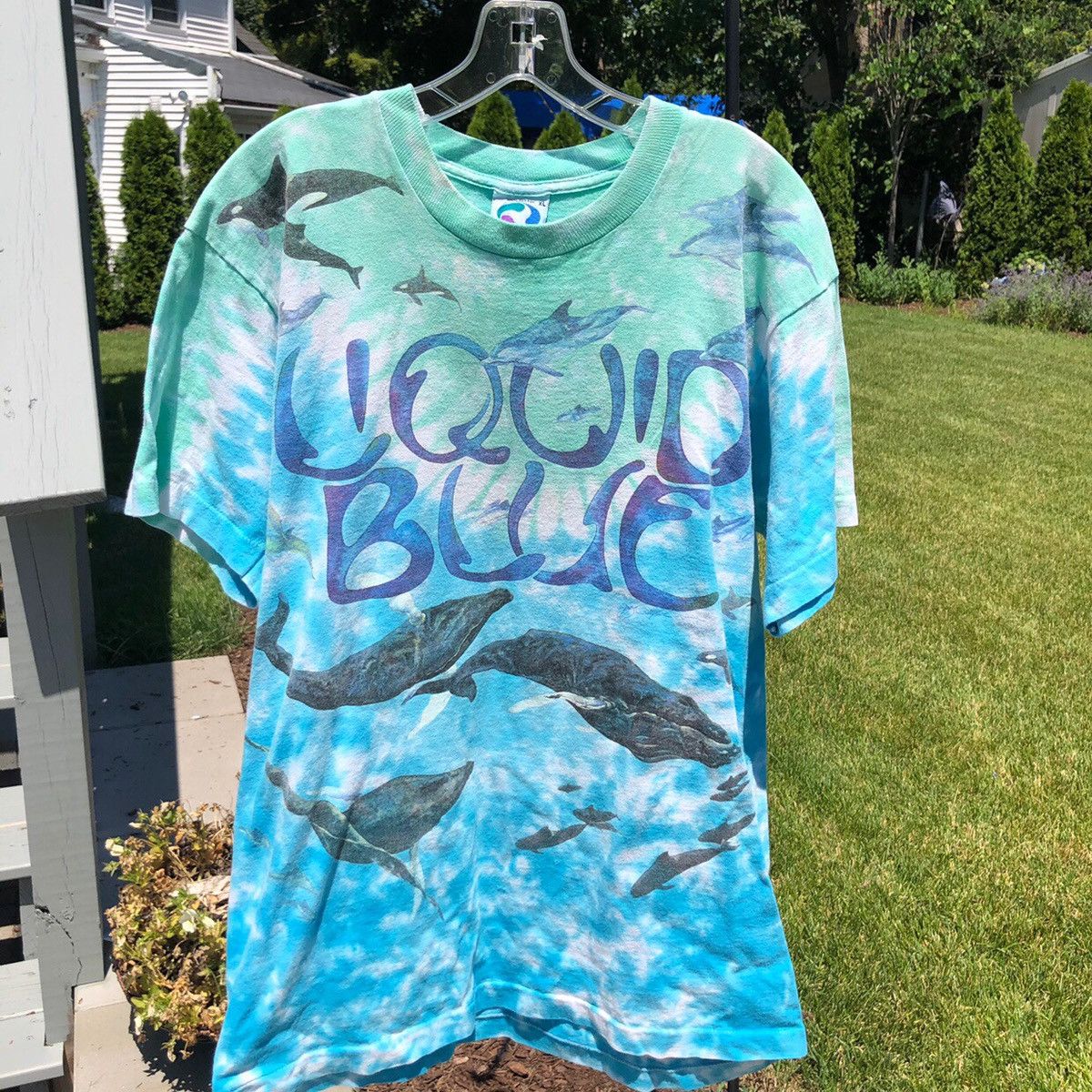 Vintage original liquid blue 1992 promo tee