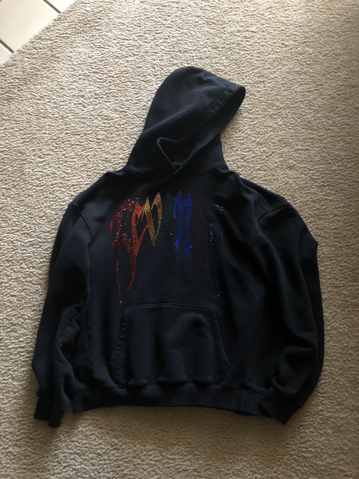 Revenge Revenge Bejeweled Rainbow Hoodie | Grailed