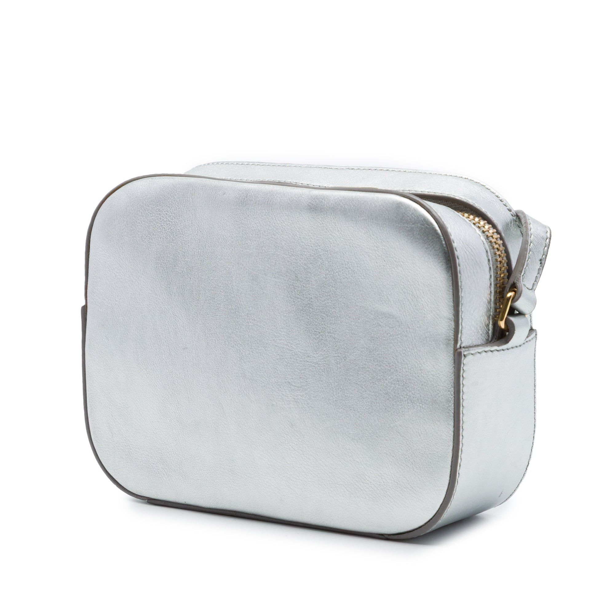 Saint Laurent Paris Metallic Calfskin Classic Monogram Camera Bag Size ONE SIZE - 2 Thumbnail