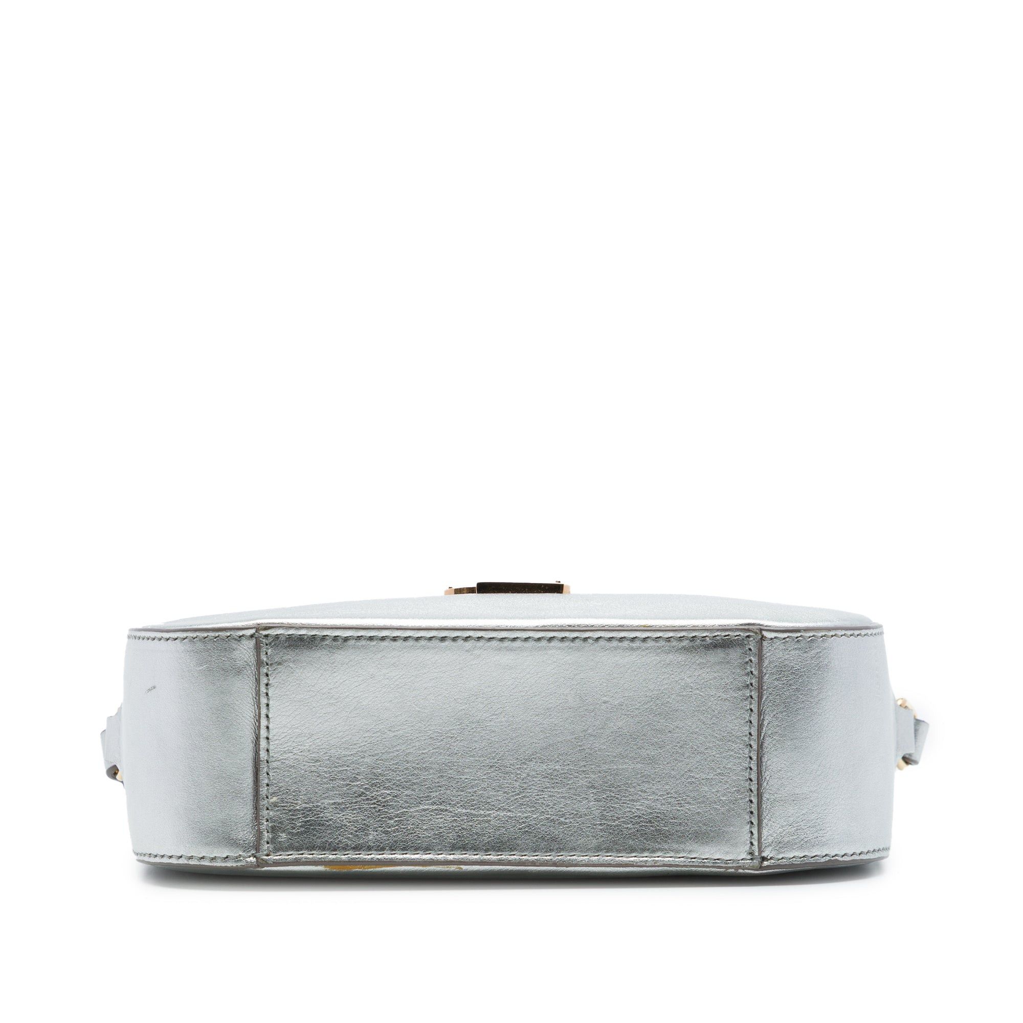 Saint Laurent Paris Metallic Calfskin Classic Monogram Camera Bag Size ONE SIZE - 3 Thumbnail