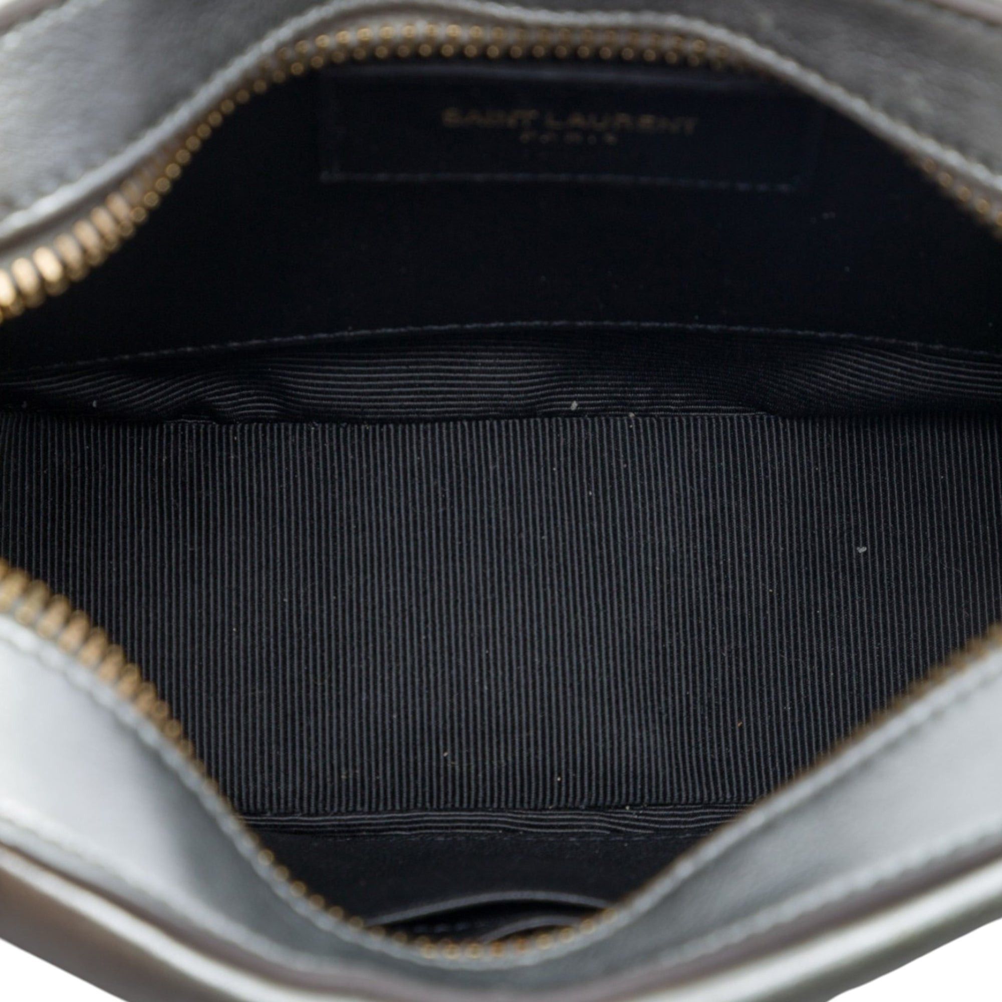 Saint Laurent Paris Metallic Calfskin Classic Monogram Camera Bag Size ONE SIZE - 4 Thumbnail
