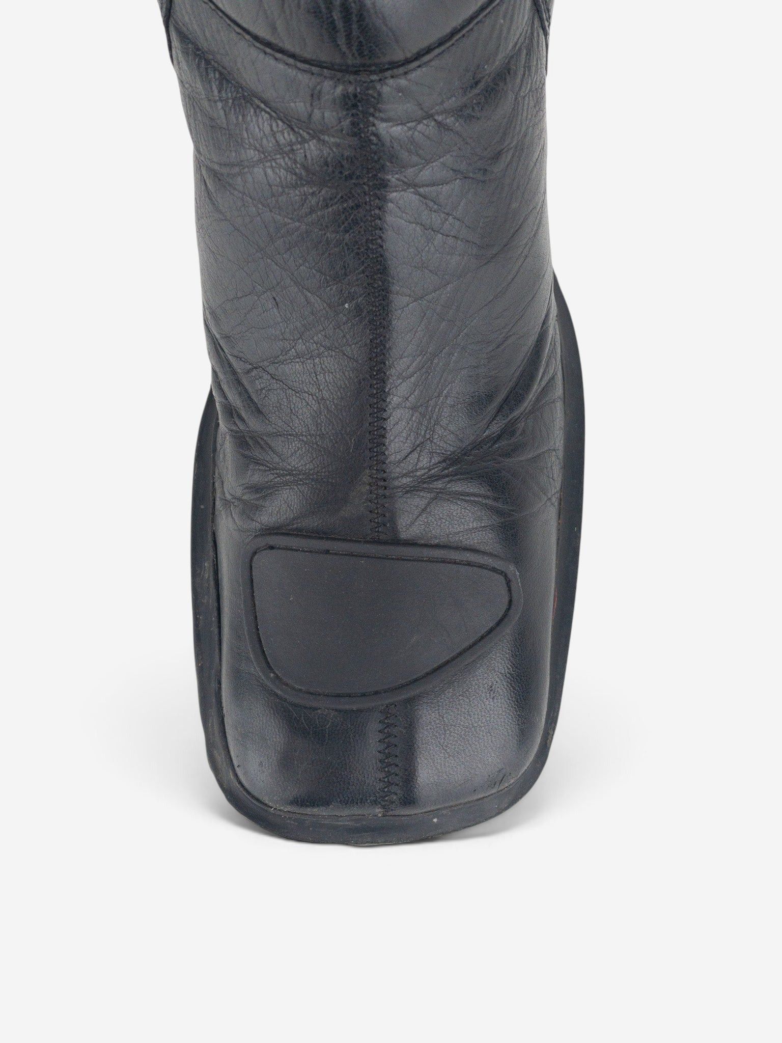 Miu Miu AW99 Square Toe ‘Bubble Sole’ Biker Heel Boots Size US 9 / IT 39 - 8 Thumbnail