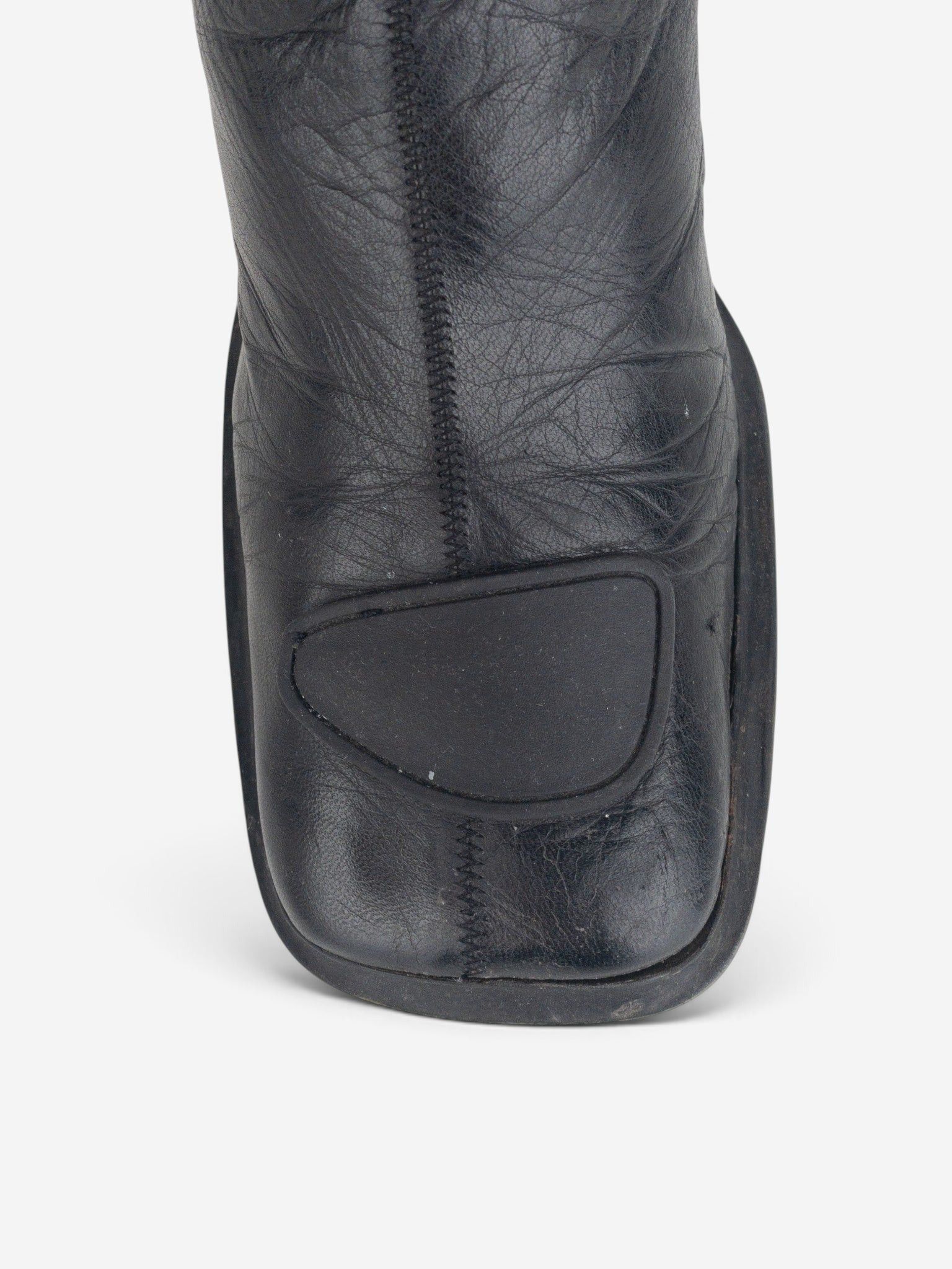 Miu Miu AW99 Square Toe ‘Bubble Sole’ Biker Heel Boots Size US 9 / IT 39 - 7 Thumbnail