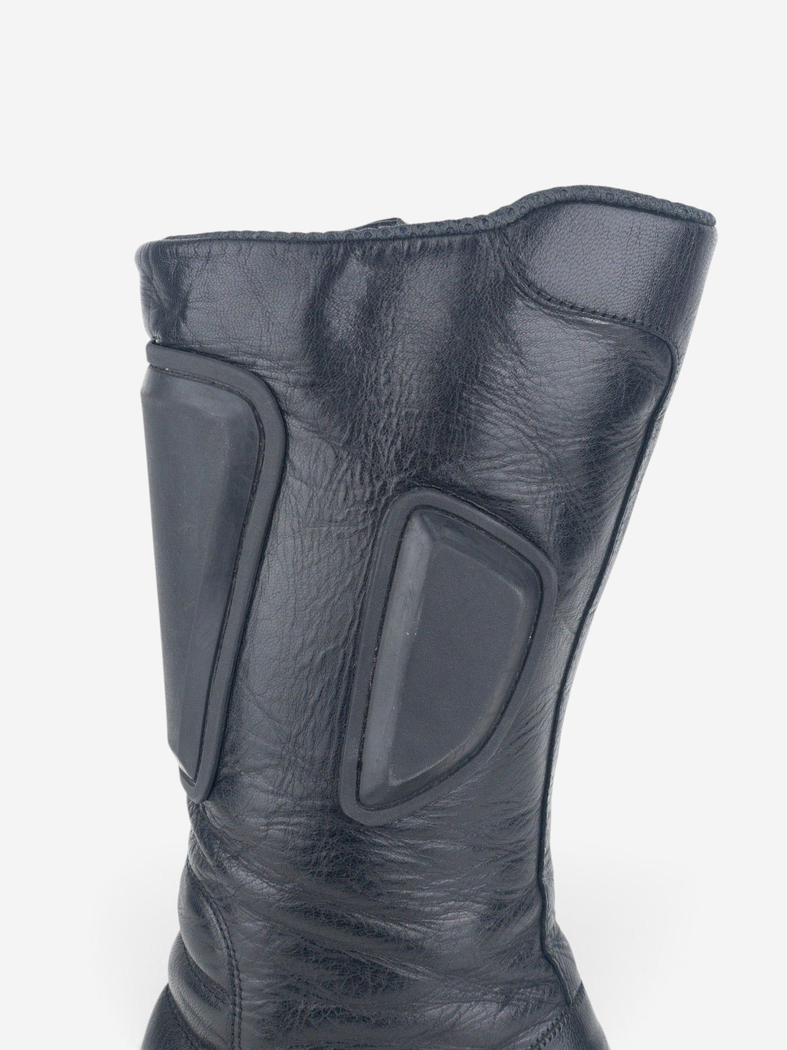 Miu Miu AW99 Square Toe ‘Bubble Sole’ Biker Heel Boots Size US 9 / IT 39 - 10 Thumbnail