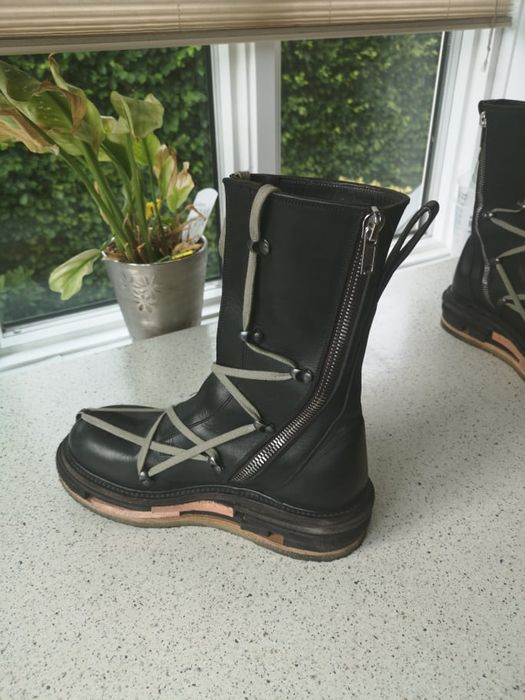 Rick Owens Rick Owens Glitter Pentagram Boots Grailed