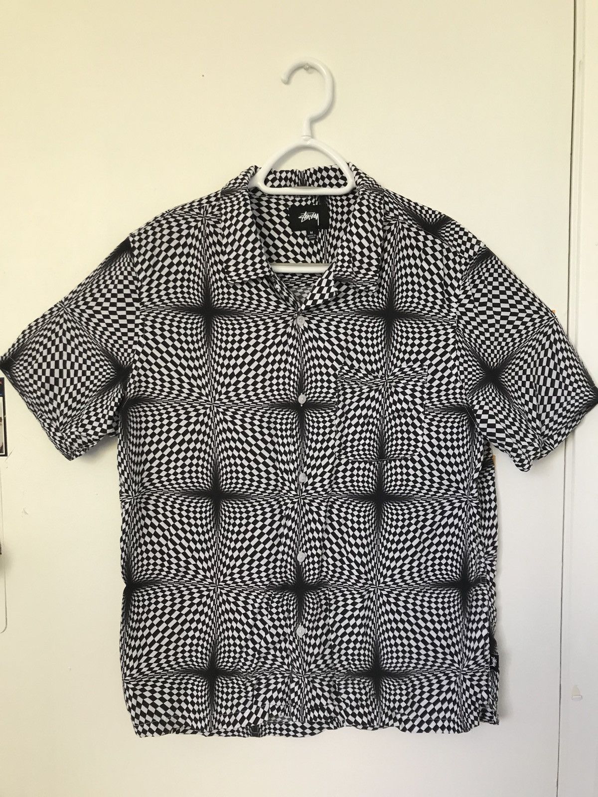Stussy Stussy psychedelic checker shirt | Grailed