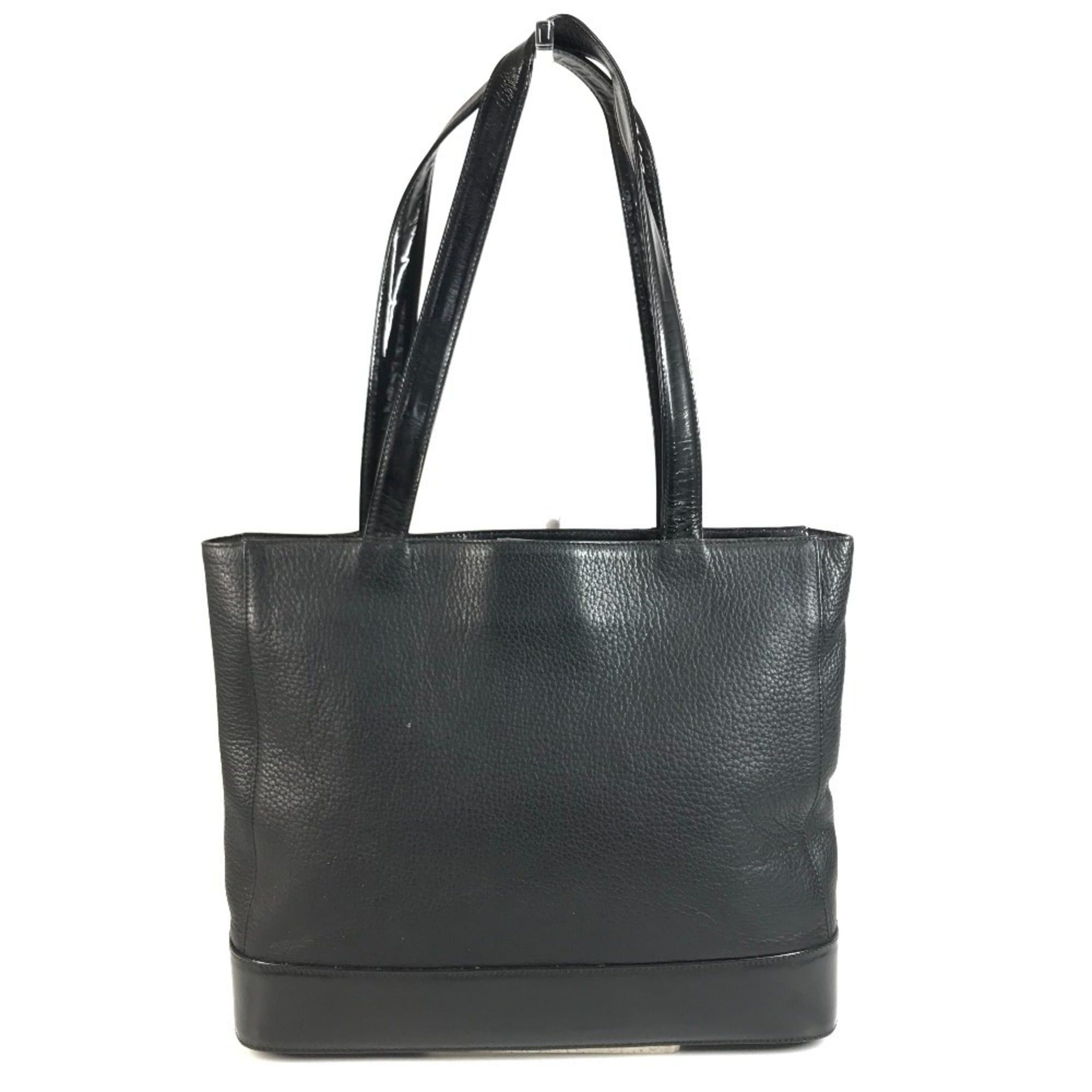 Versace VERSACE Vintage Sunburst Logo Tote Bag/Shoulder Bag, Leather, Men's/Women's, Black Size ONE SIZE - 2 Thumbnail