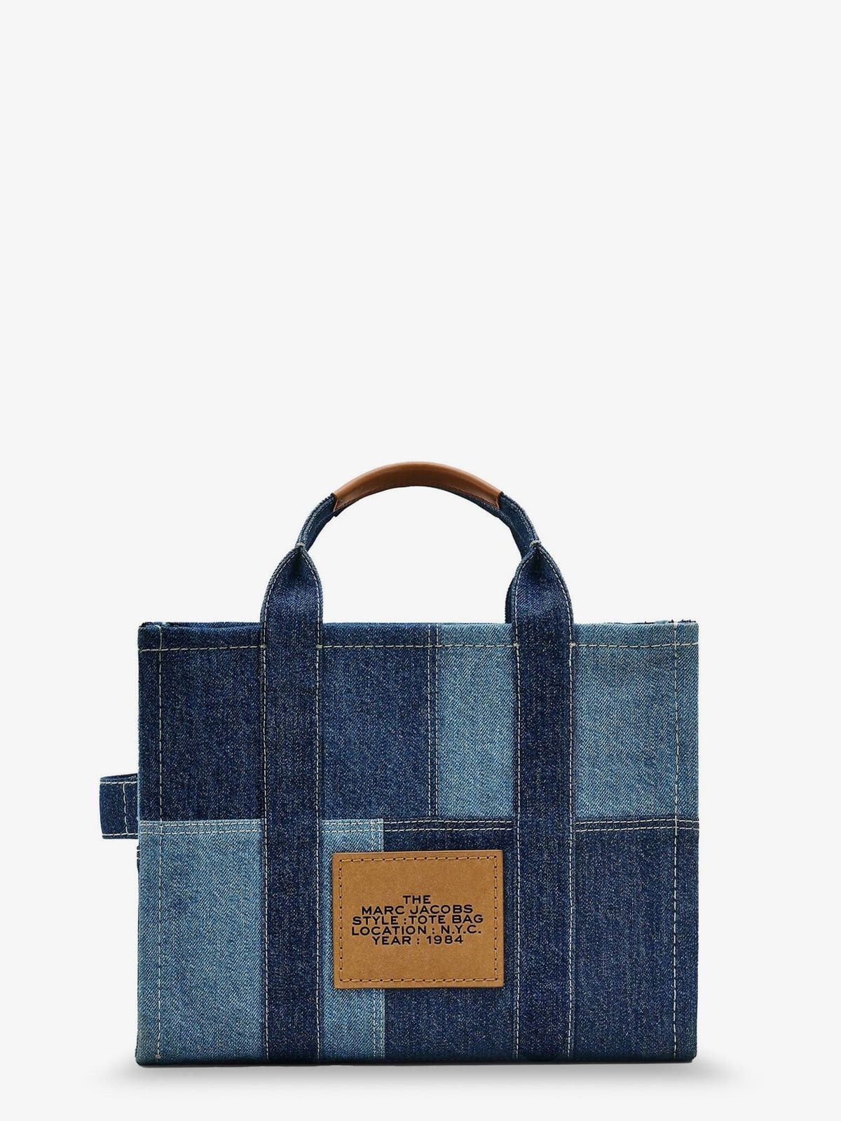 Marc Jacobs Marc Jacobs The denim Medium handbag with front logo print Size ONE SIZE - 2 Thumbnail